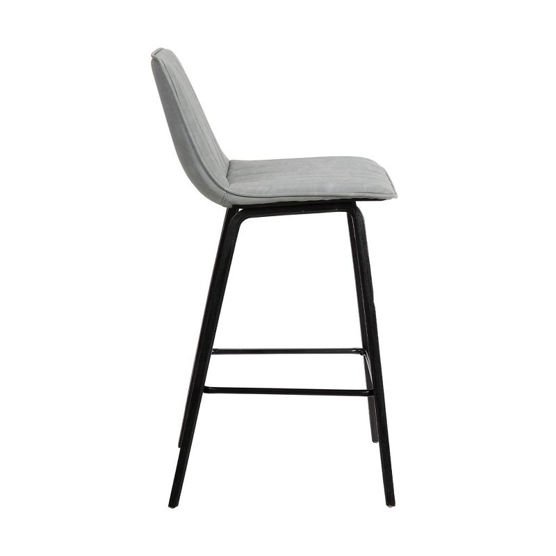 26" Lorenz Barstool Gray - Armen Living