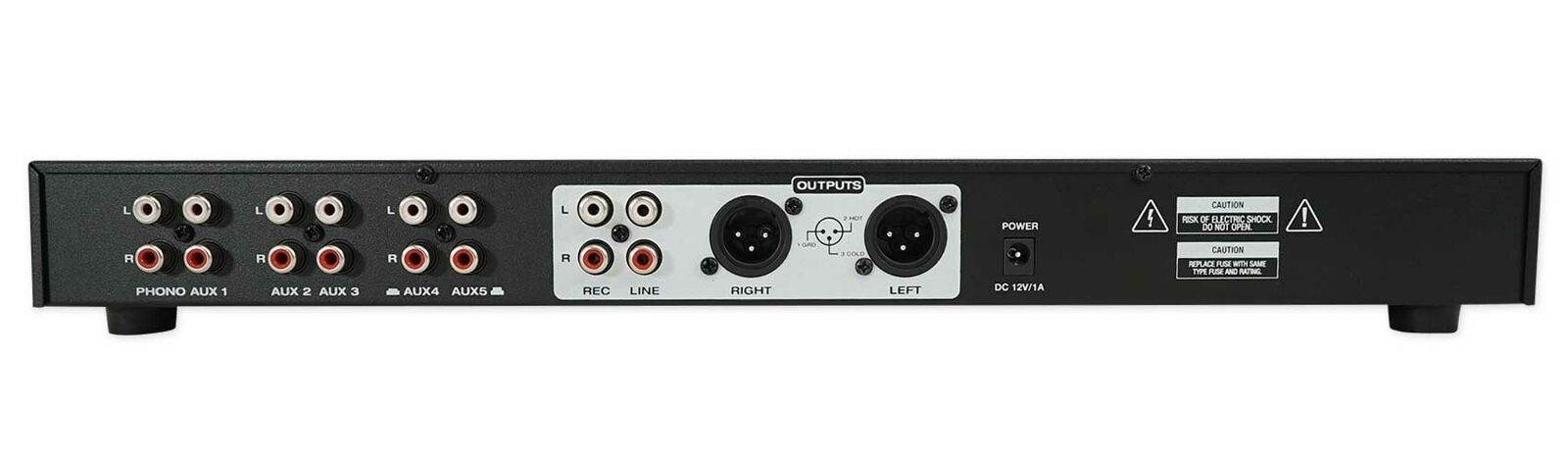 PPA20 Preamp Professional 1U Rack Mount Pre-Amplifier w/Crossover+EQ