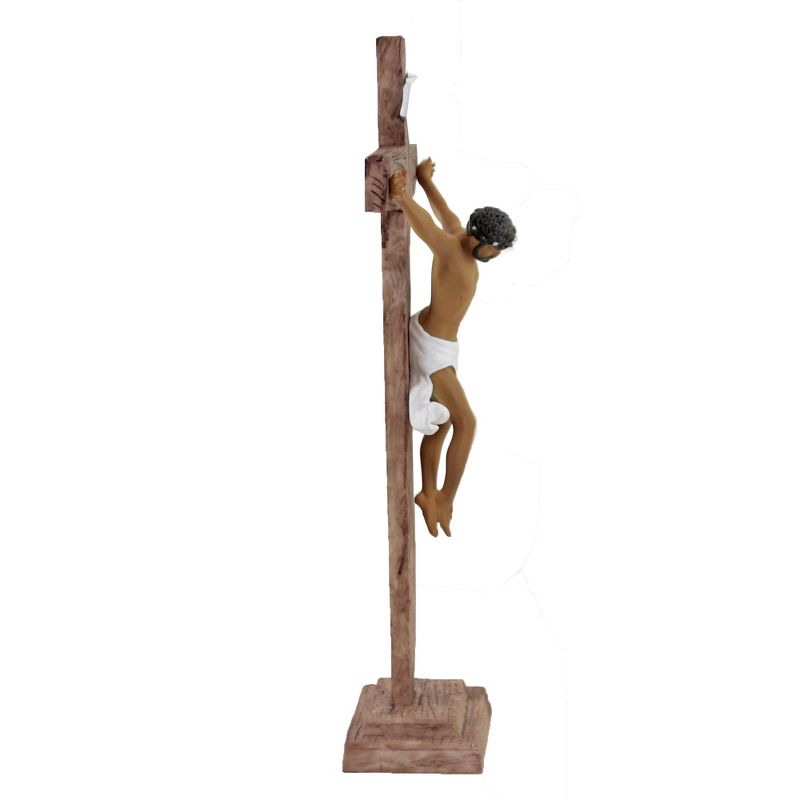 Black Art " Jesus On The Cross Religious Church  -  Decorative Figurines