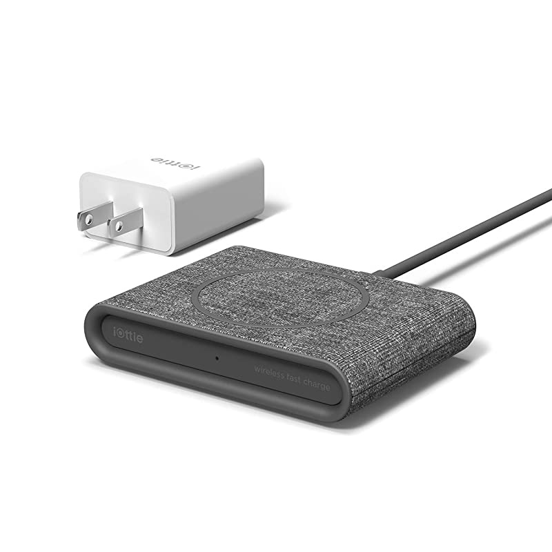 Ion Wireless Fast Charging Stand |QiCertified | Includes USB C Cable amp AC Adapter | Ash amp Ion Wireless Mini Fast Charging Pad | QiCertified Charger | Includes USB C Cable amp AC Adapter | Ash