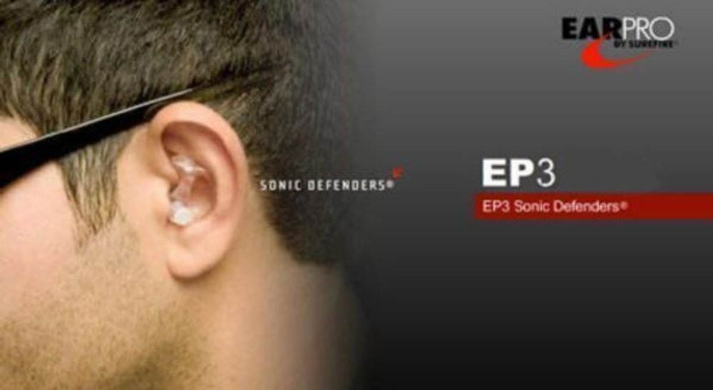 SureFire EP3-SPR Small Clear Sonic Defenders Hearing Protector