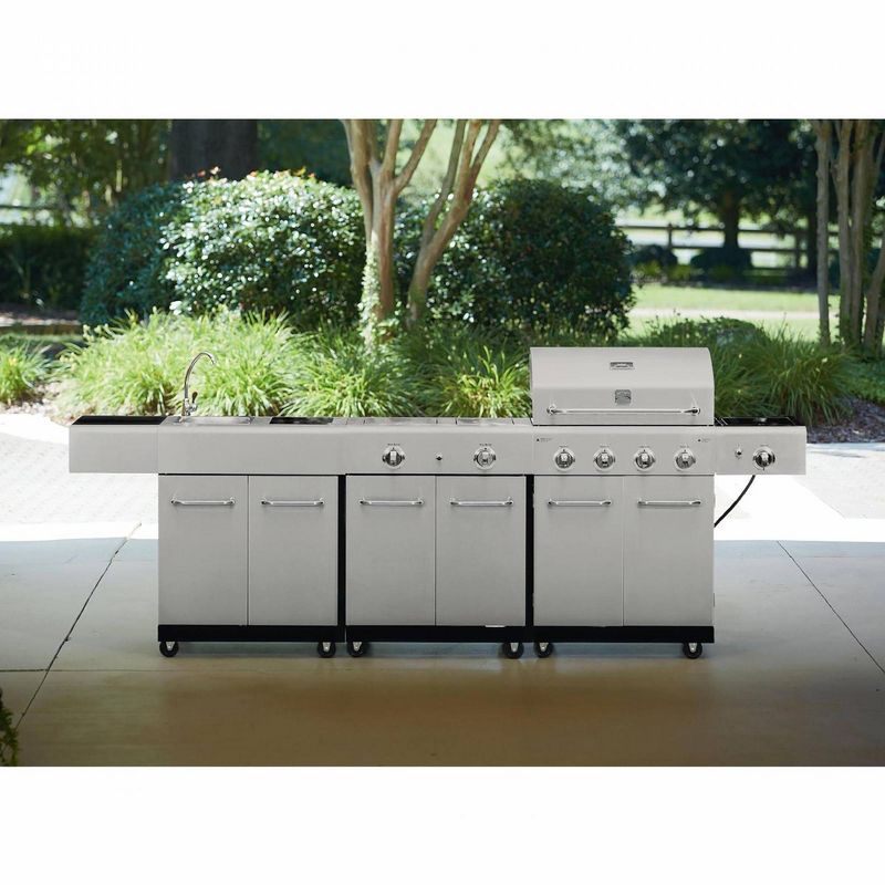 Kenmore PG-OK005 Cooking Station with Right Side Sear Burner and Left Side Burner with Griddle