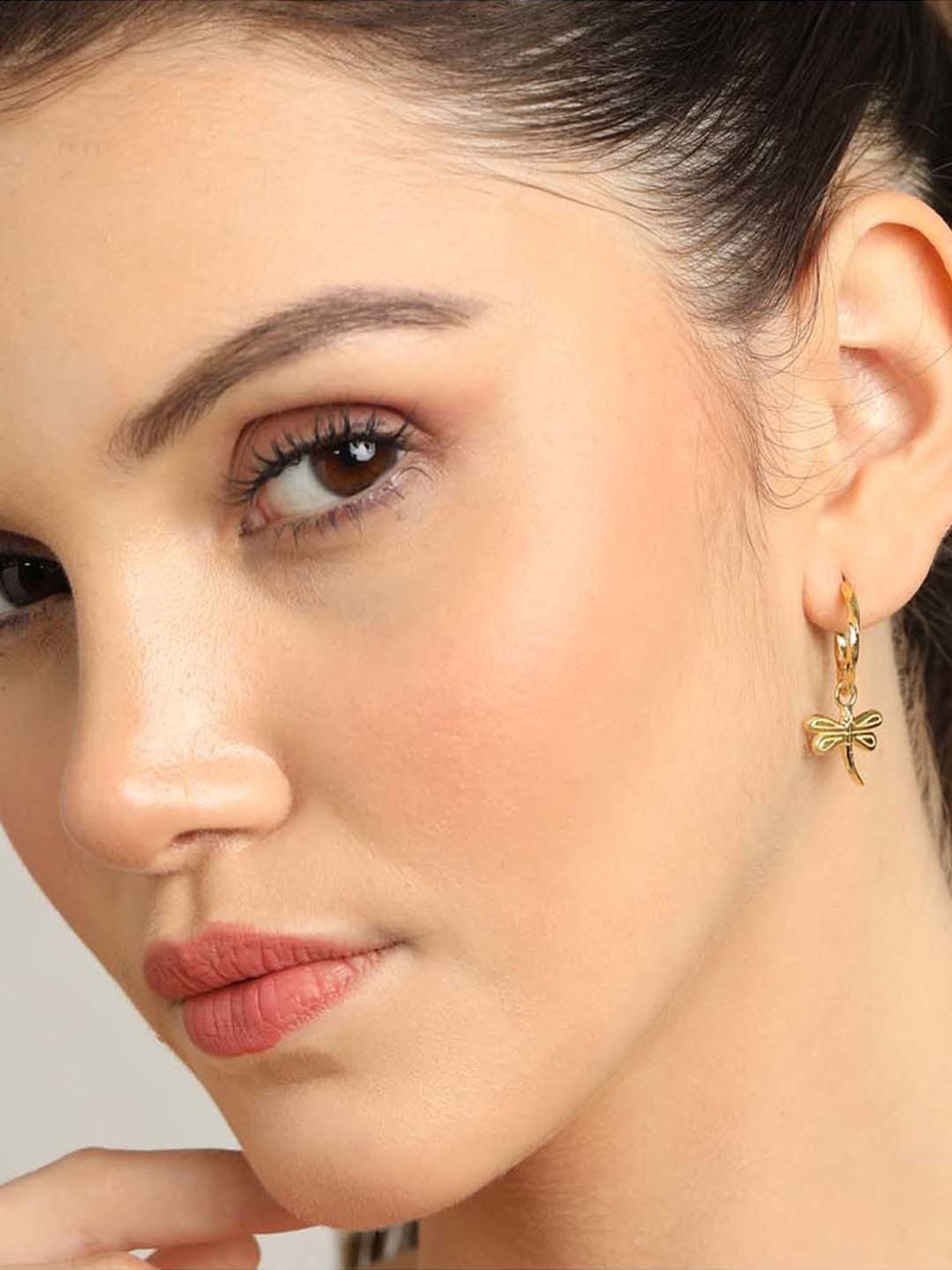 Clara 92.5 Sterling Silver Butterfly Earrings for Women