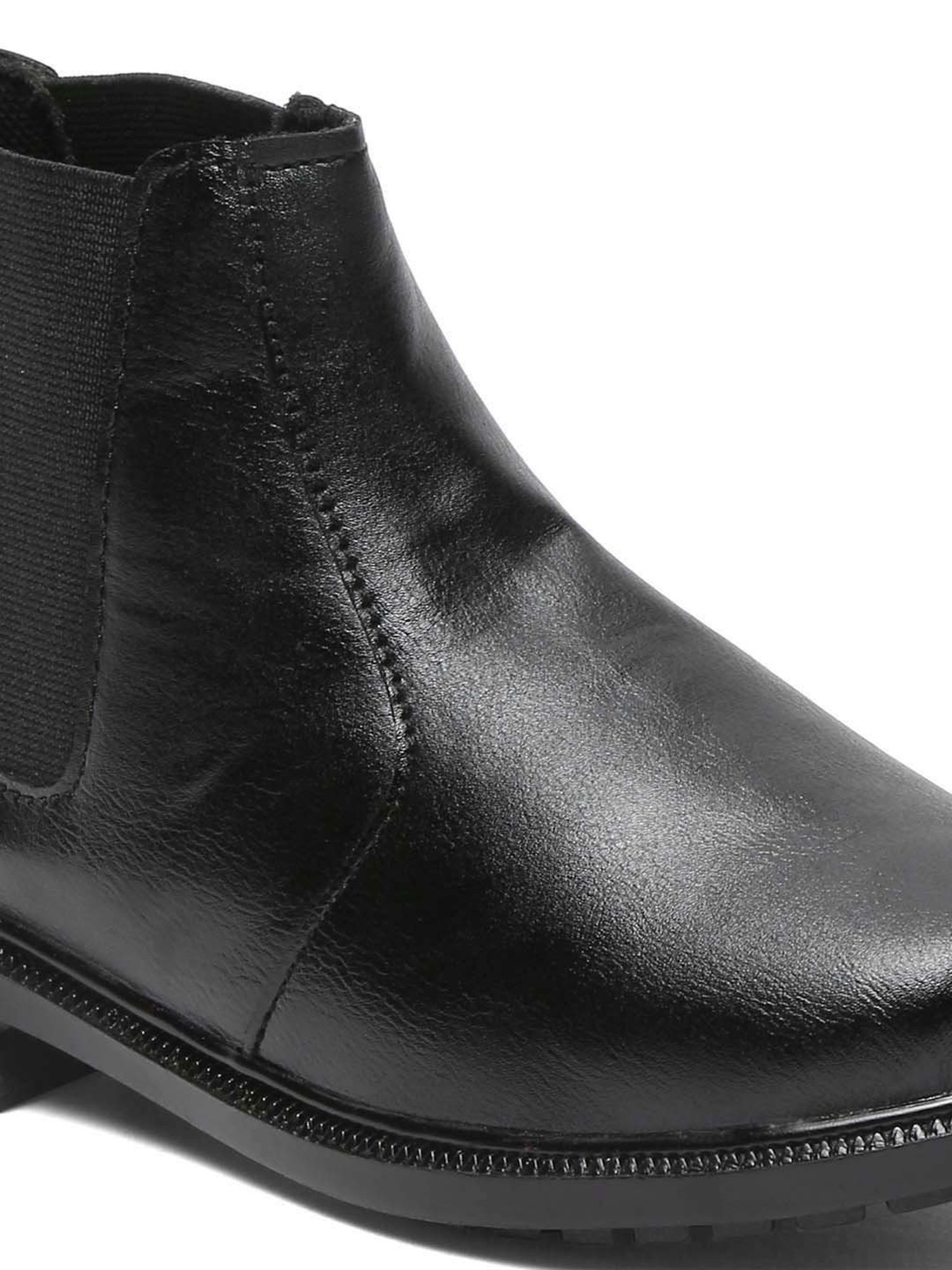 Tiny Bugs Kids Black Casual Boots