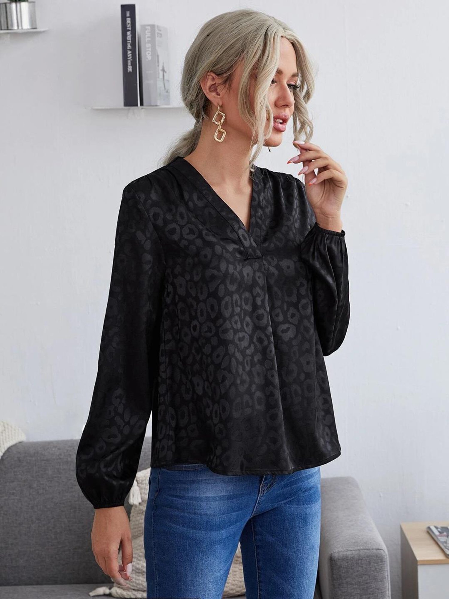 Kotty Black Printed Top