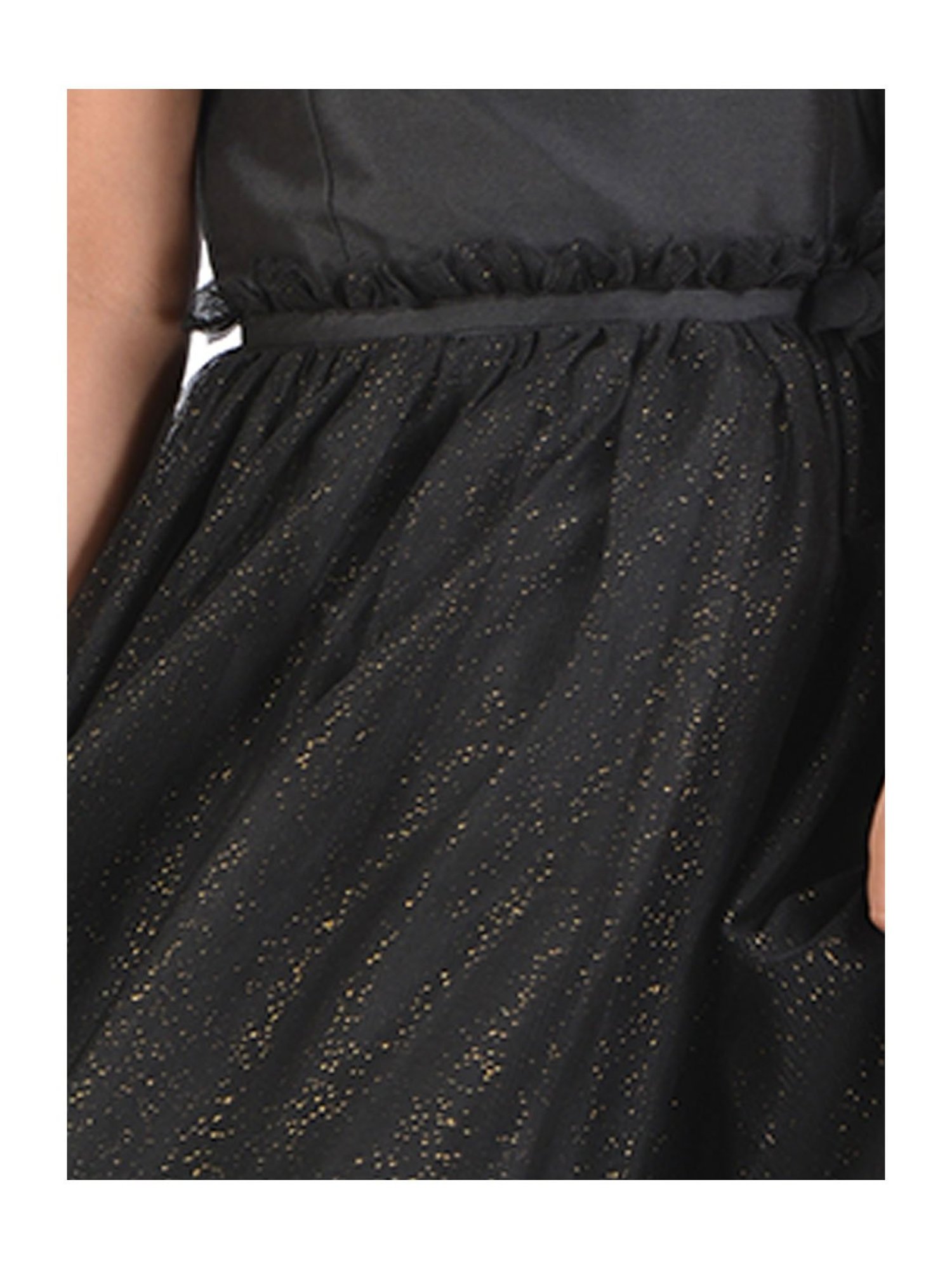 KidsDew Kids Black Shimmer Dress