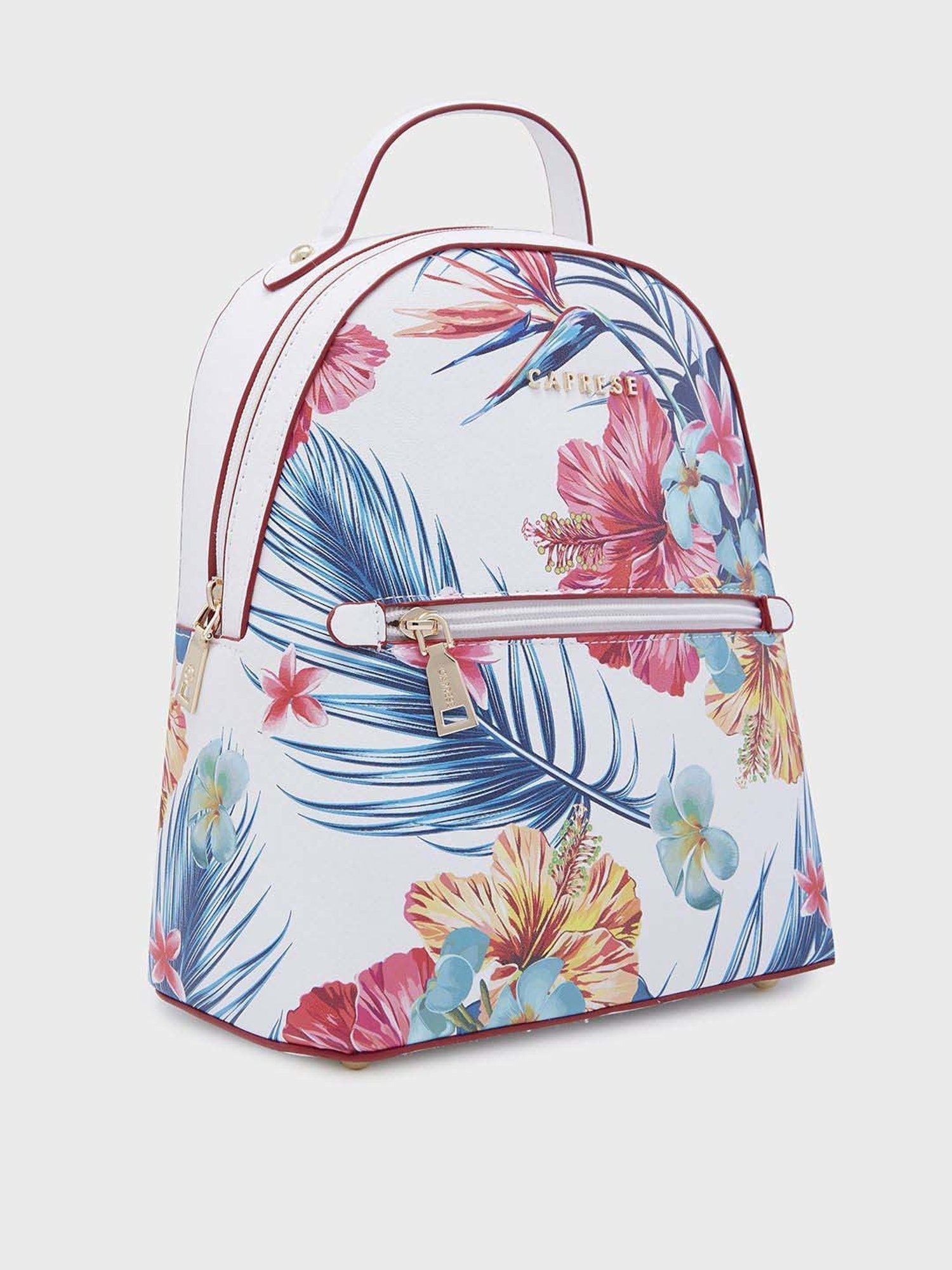 Caprese Renee Fashion Backpack Medium White | Women's Stylish Backpack | The Kiara Collection