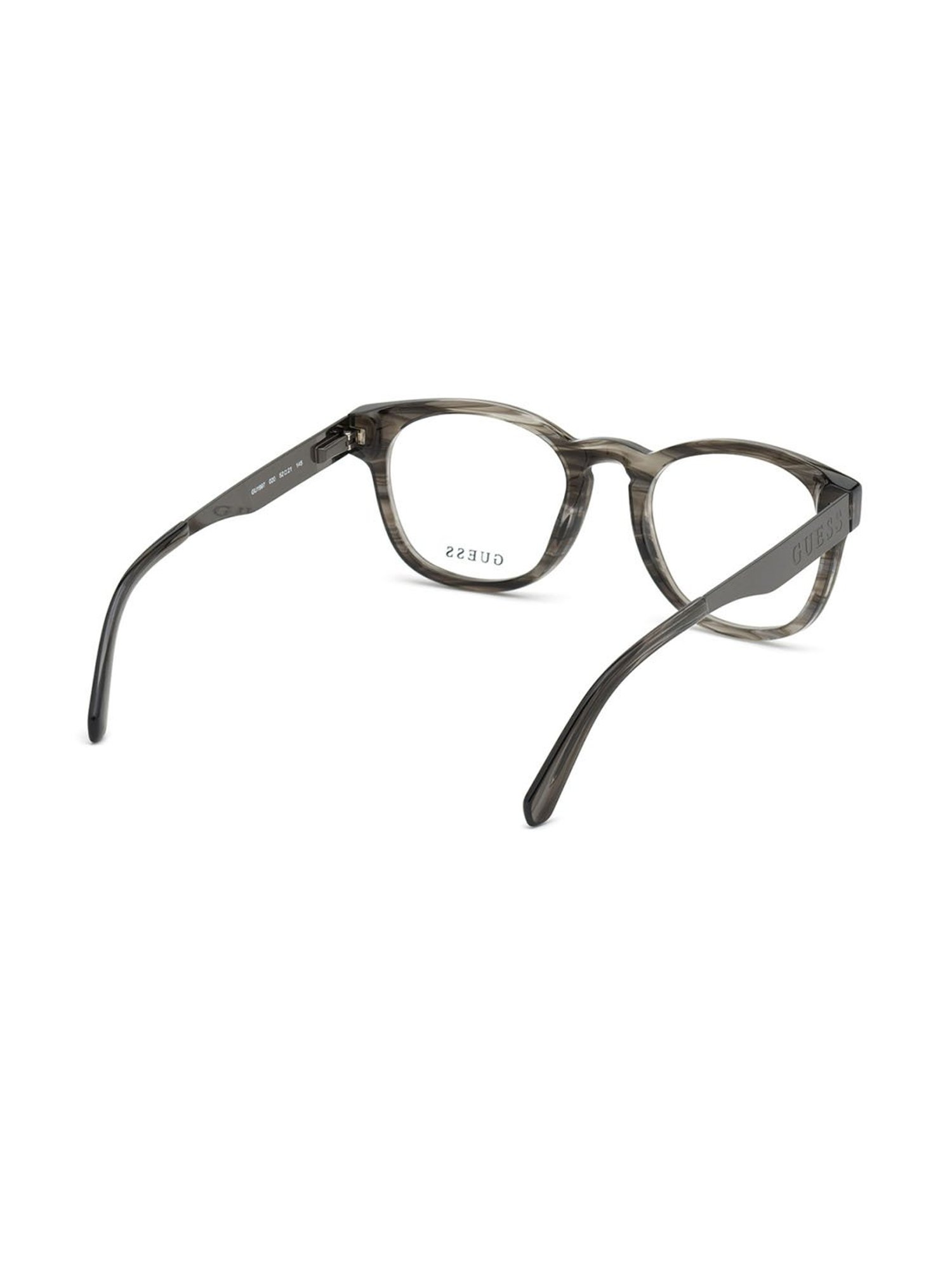 Guess Grey Wayfarer Eye Frames for Men