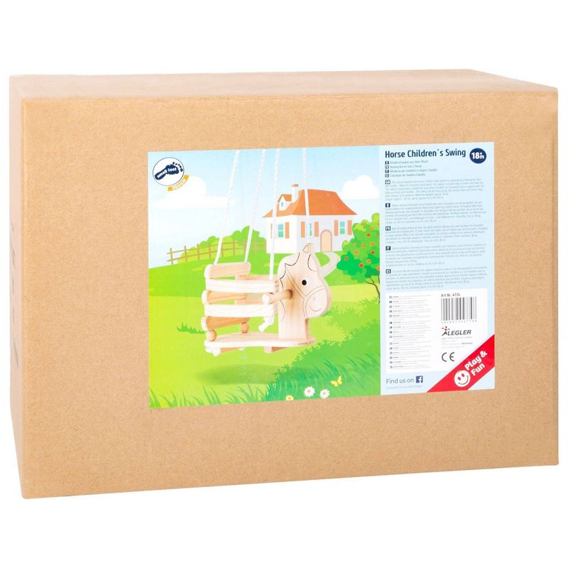Small Foot Wooden Toys Children's Horse Swing