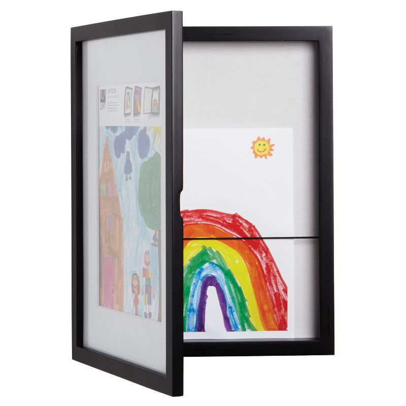 8.5" x 11" Loft by Umbra Kids' Art Display & Storage - Black