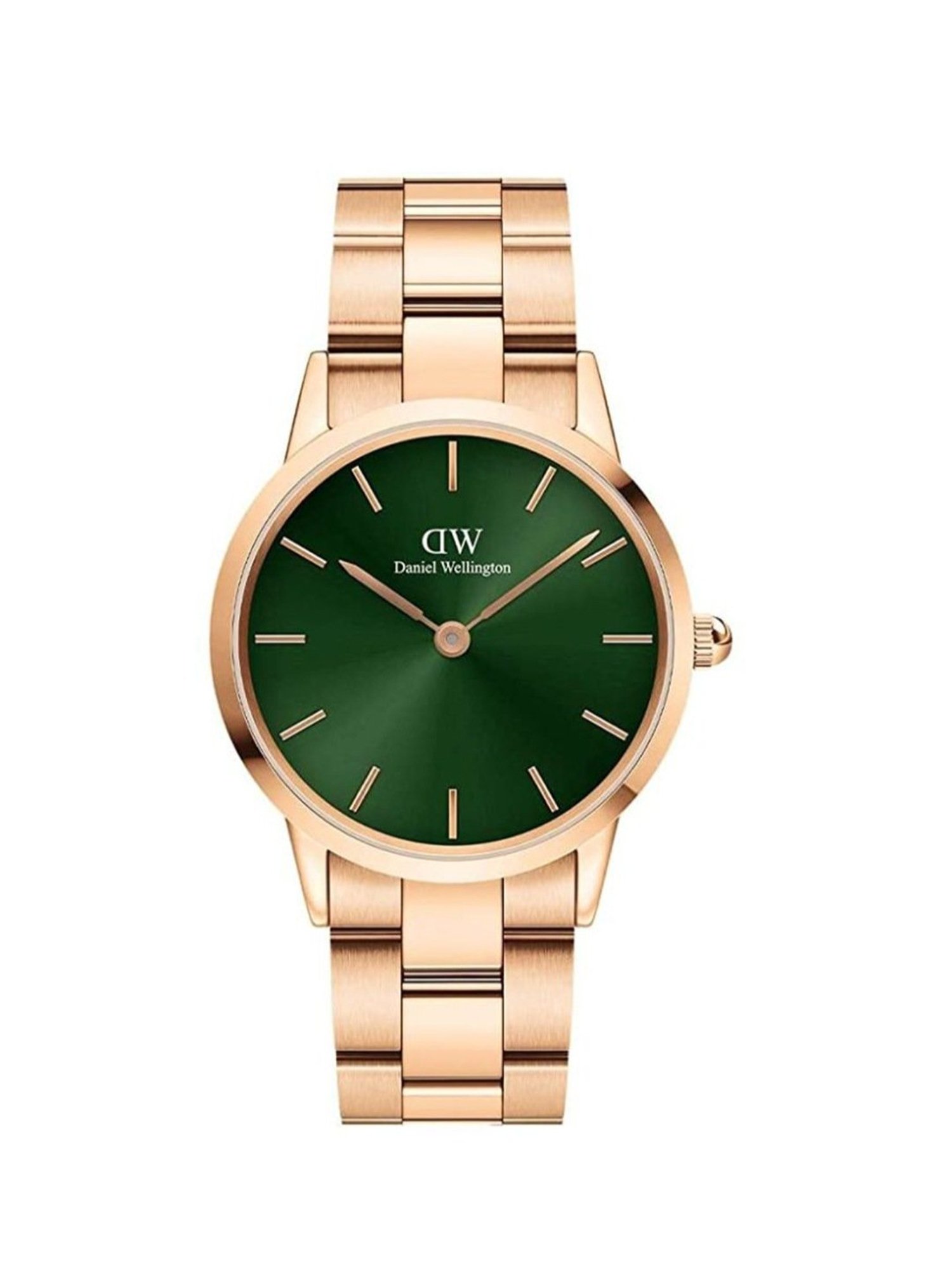 Daniel Wellington Iconic Unisex Green Round Dial Analog Watch - DW00100419K