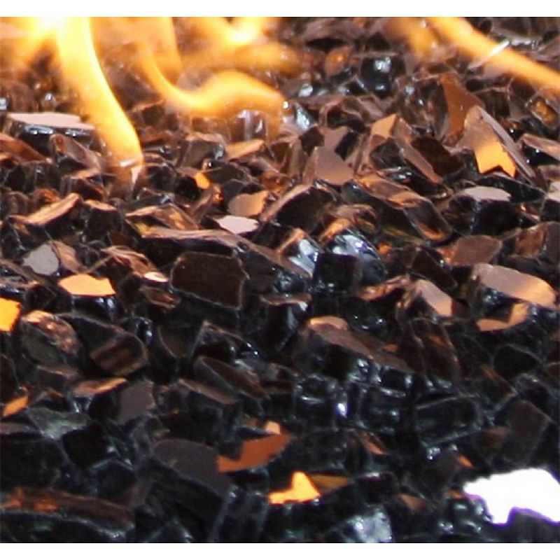 American Fireglass 10 LB Bag 1/2 Inch Reflective Fireplace & Firepit Fire Glass, Copper