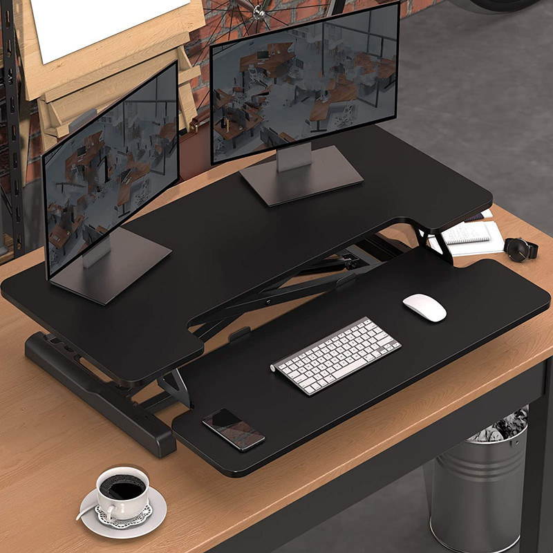 Computer Lifting Table,Standing Desk Converter Stand Up Desk Riser, Height Adjustable Ergonomic Tabletop Workstation Riser