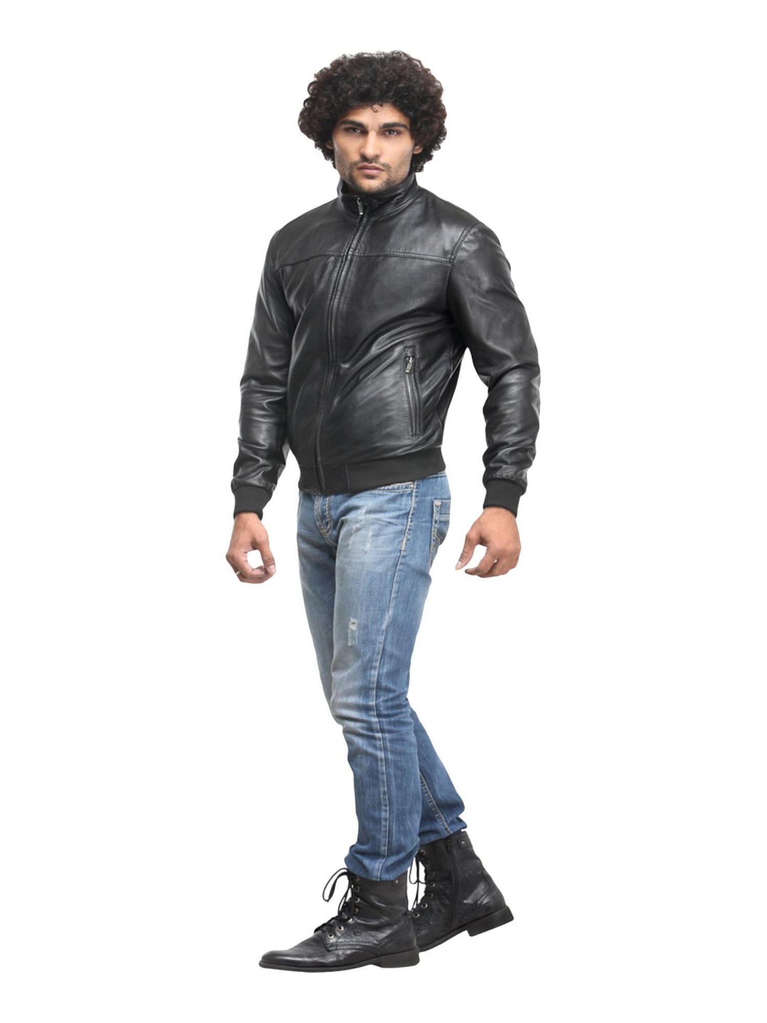 Teakwood Leathers Black Comfort Fit Jacket