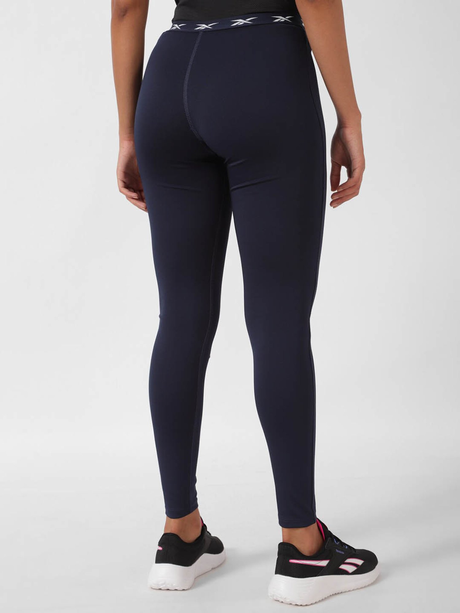 KENDALL + KYLIE Black Cotton Sports Tights