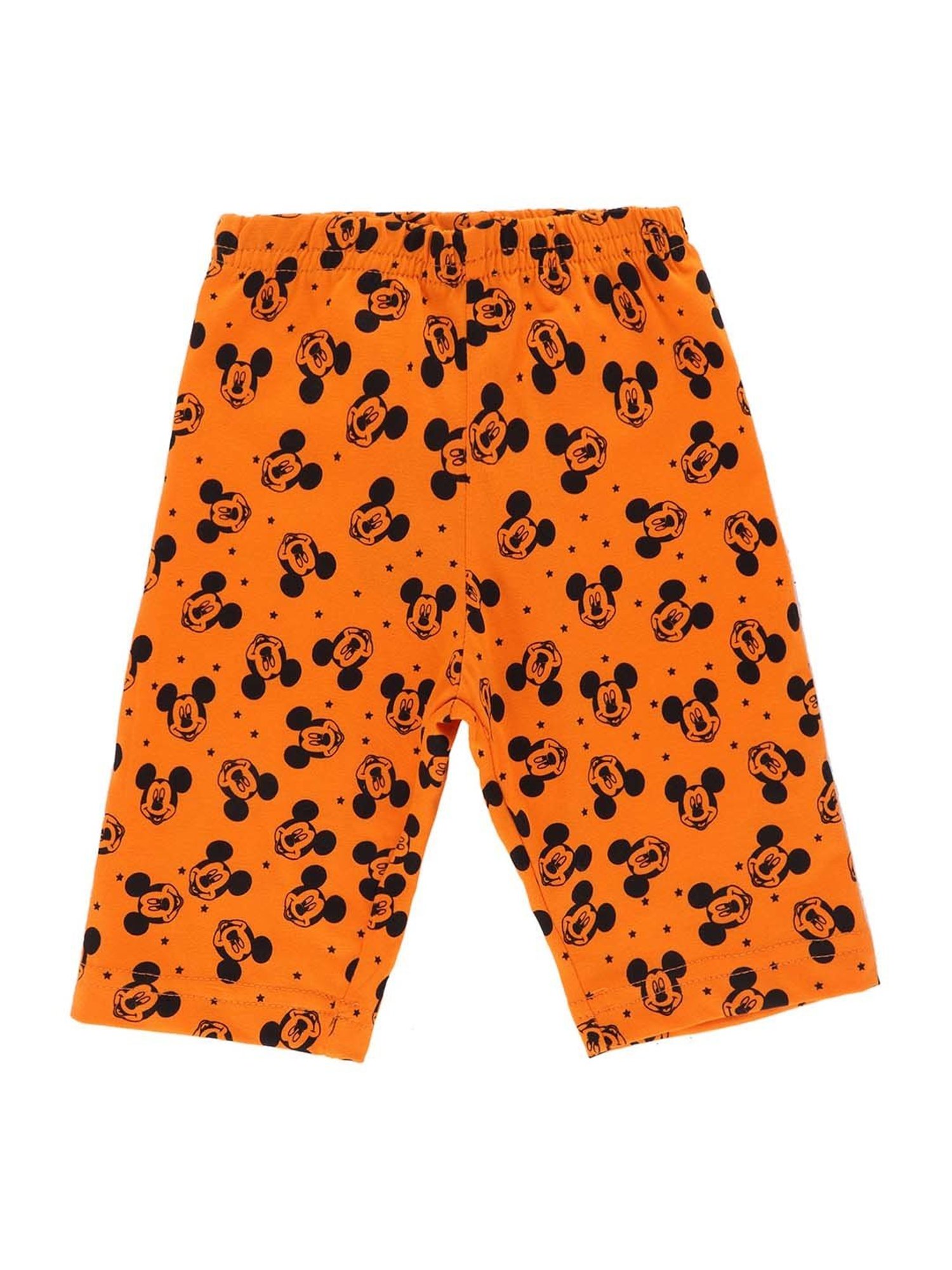 Bodycare Boys Orange & Navy Cotton Printed Capri (Pack of 2)