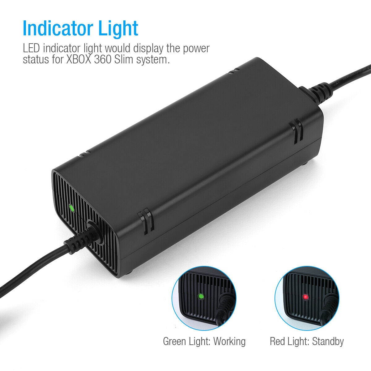 AC Power Supply Charger Adapter Cable Cord for   Slim Console