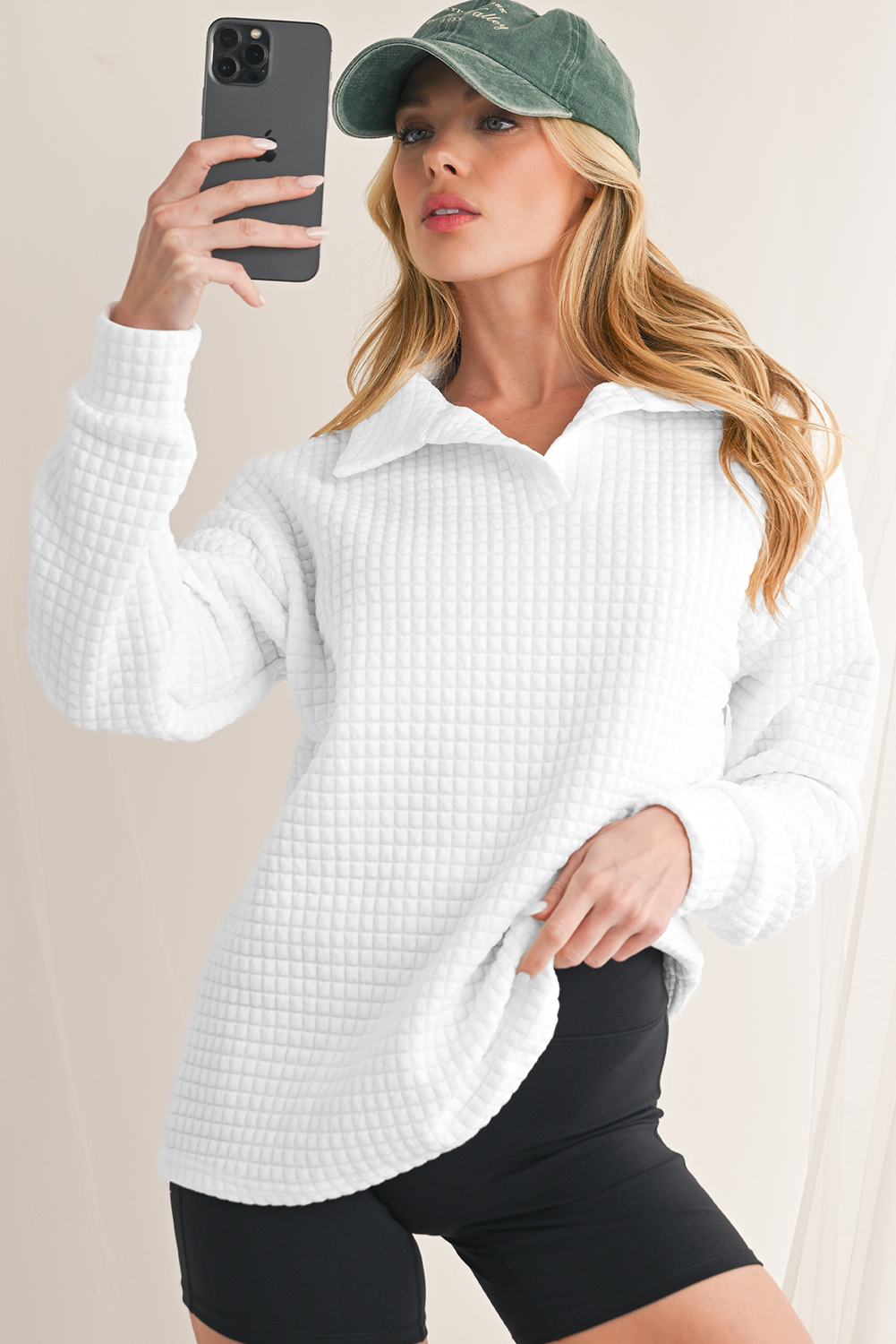 Bohemian Patterned Pullover Long Sleeve Blouse