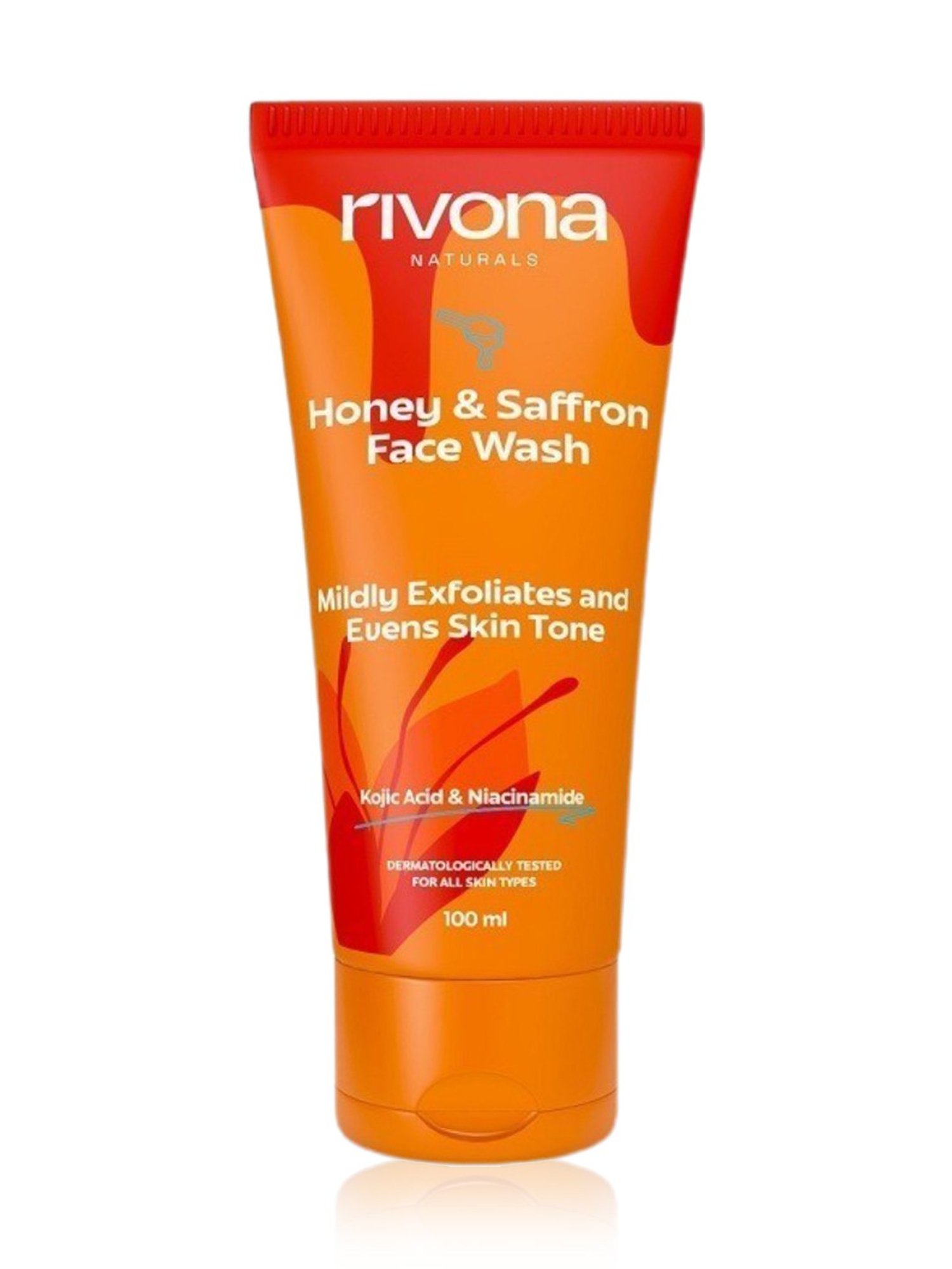 Rivona Naturals Honey & Saffron Face Wash - 100 ml