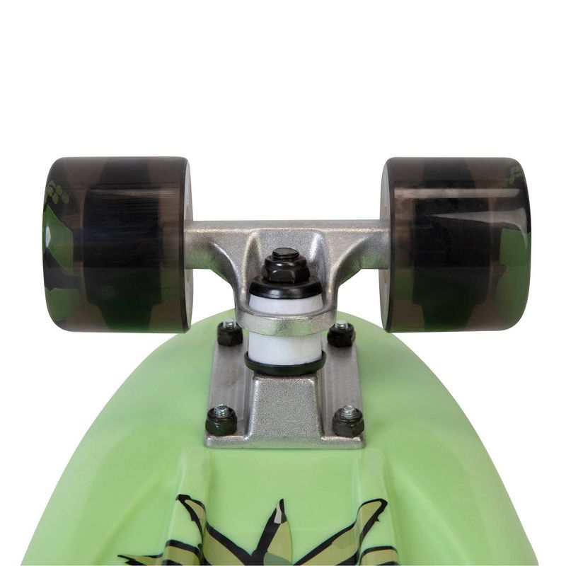 ReDo Skateboard 22.5" 6.0 Retro Poly Cruiser Skateboard - Wavey Pineapple