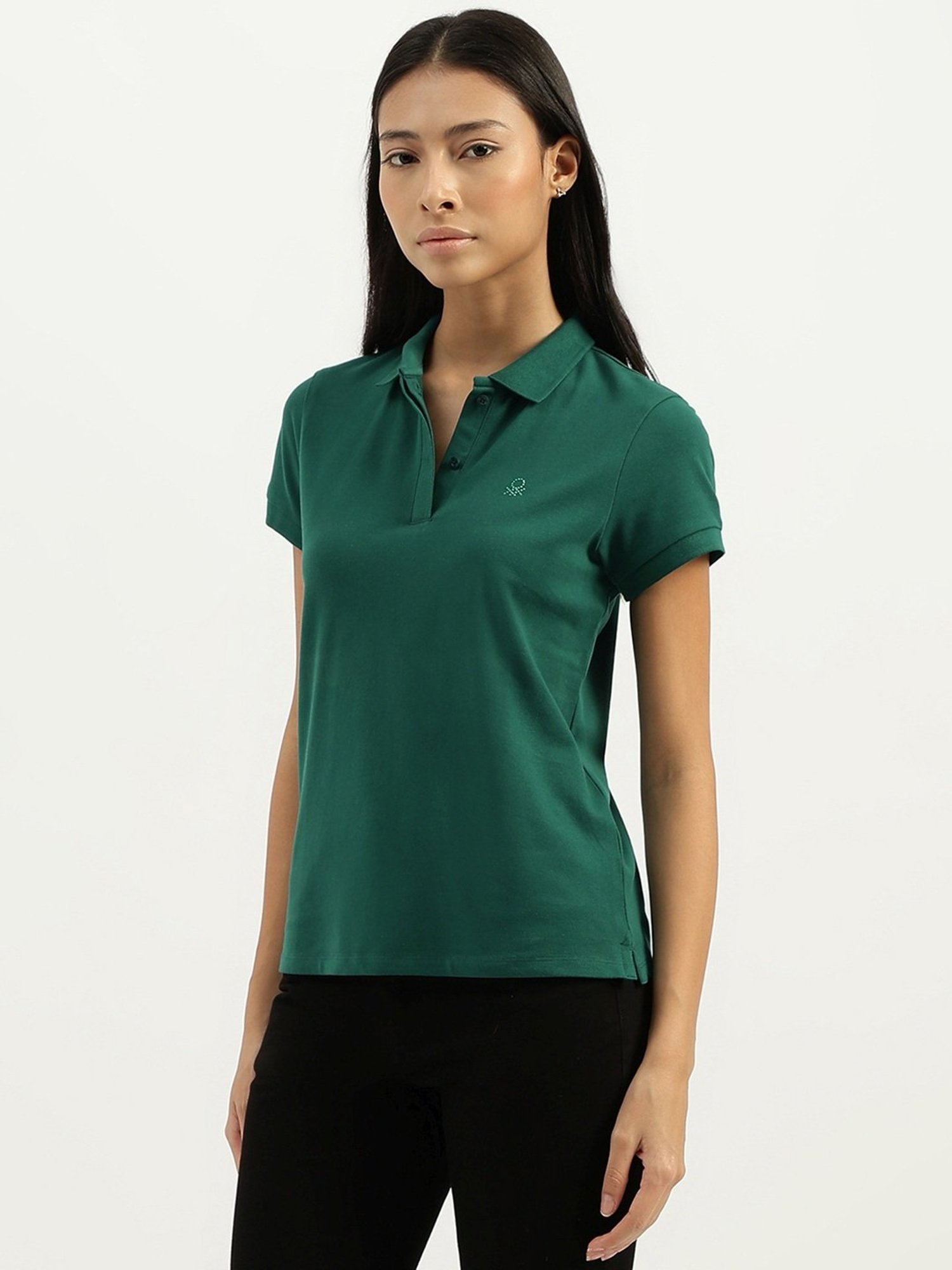 United Colors of Benetton Green Regular Fit T-Shirt