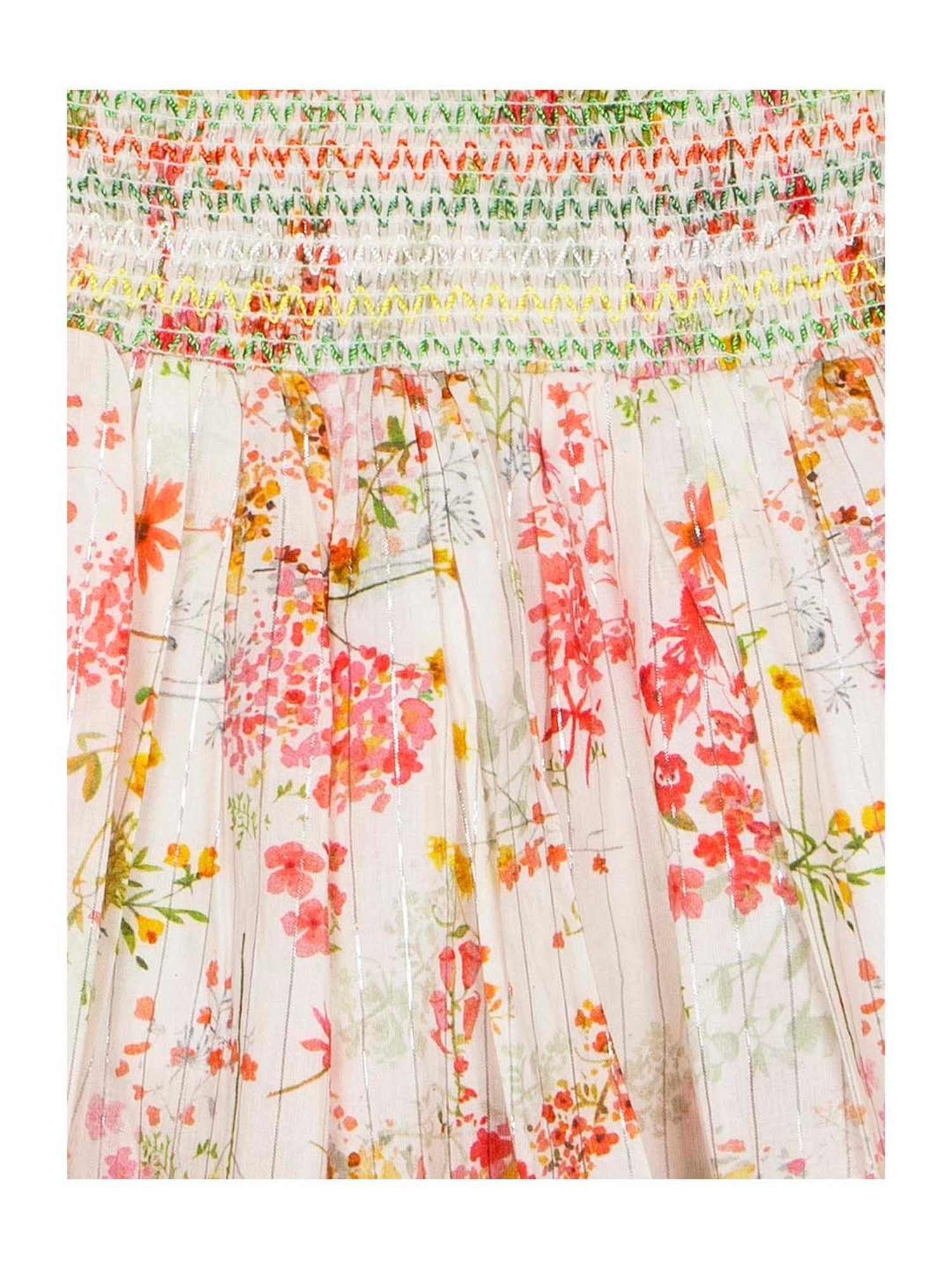 MINIKLUB Kids Blue Cotton Embellished Skirt