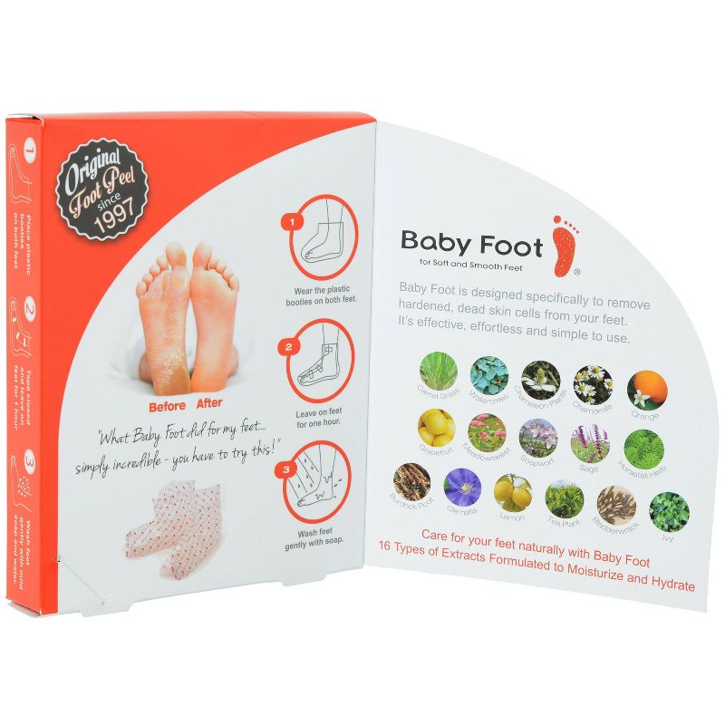 Baby Foot Exfoliation Foot Peel - Lavender - 2.4 fl oz