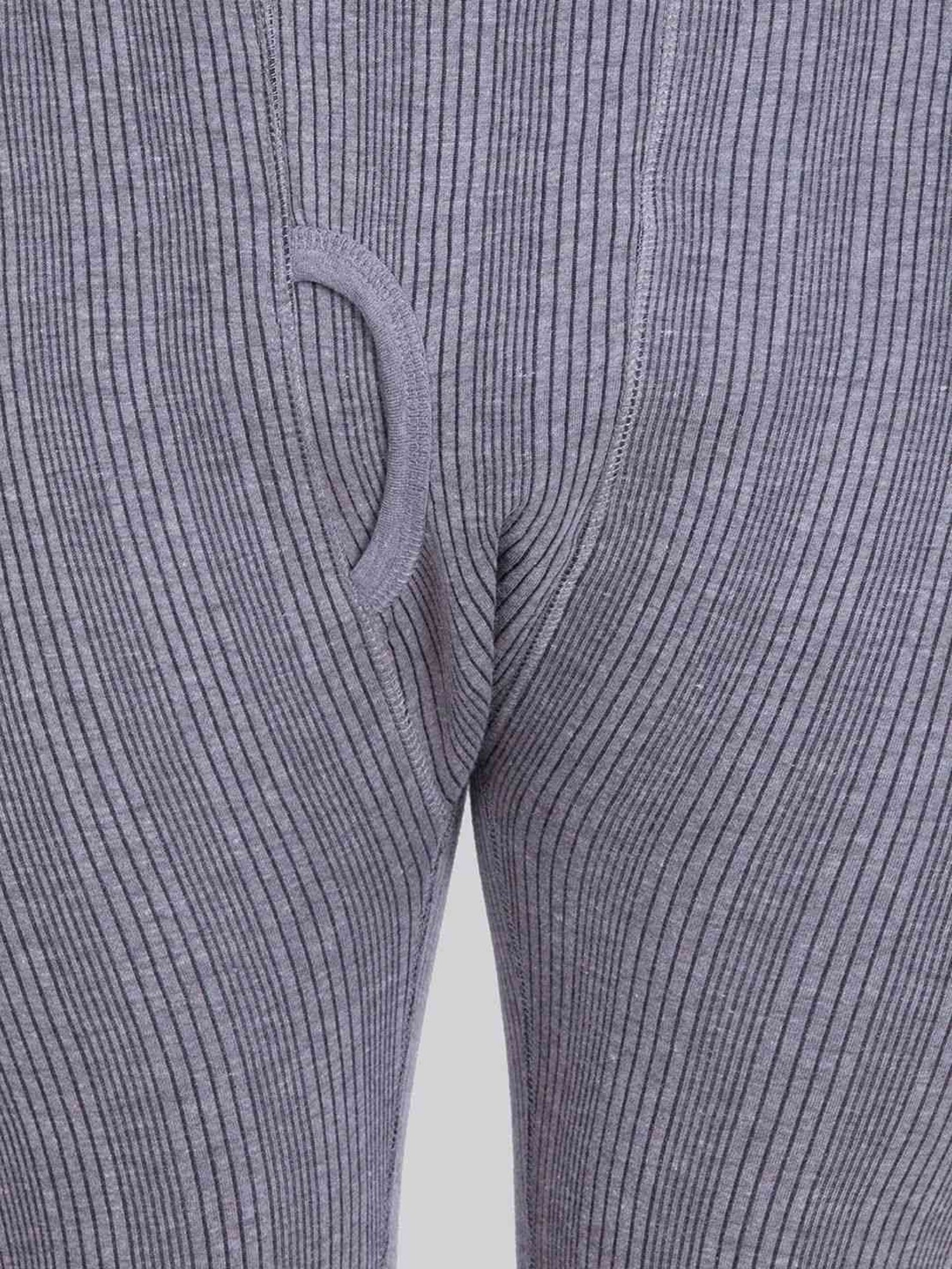 LUX Inferno Charcoal Skinny Fit Striped Thermal Set