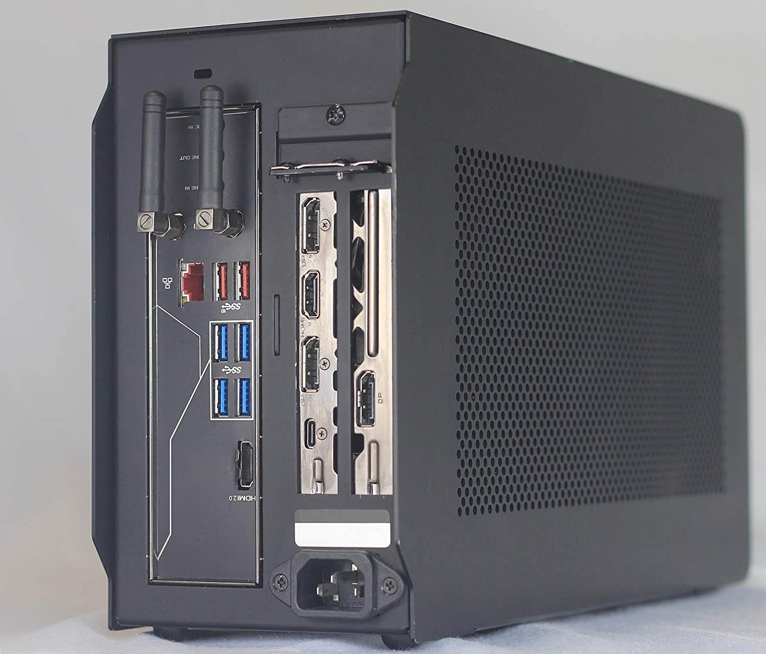 SFF Noir Shadowlink Antenna - Dual Band WiFi and Bluetooth Antenna Set for PC (Black)