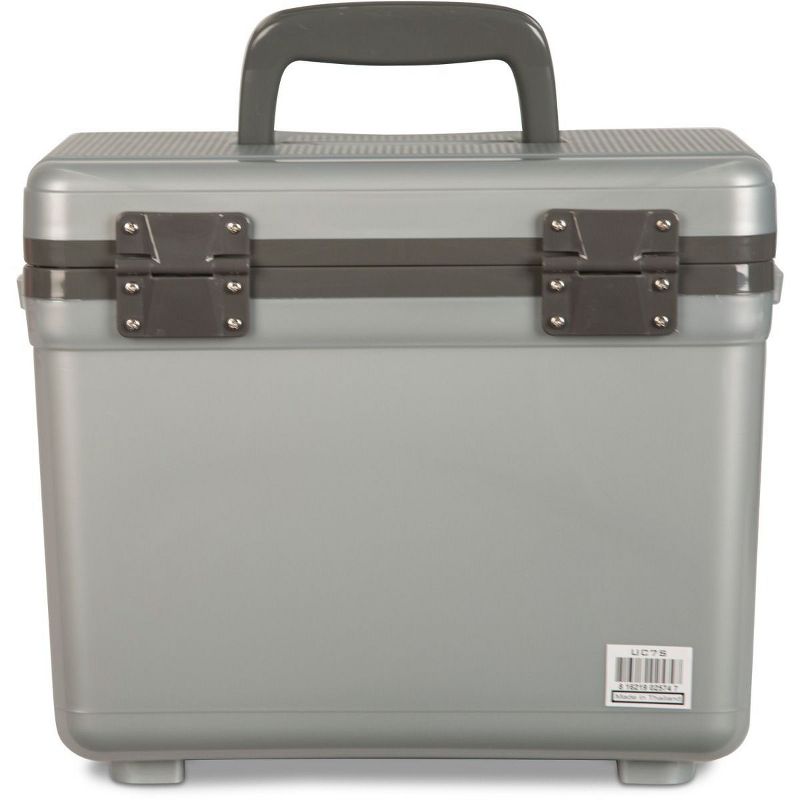 Engel 7.5-Quart 8-Can EVA Gasket Seal Ice and DryBox Cooler with Carry Handles and Shoulder Strap, White