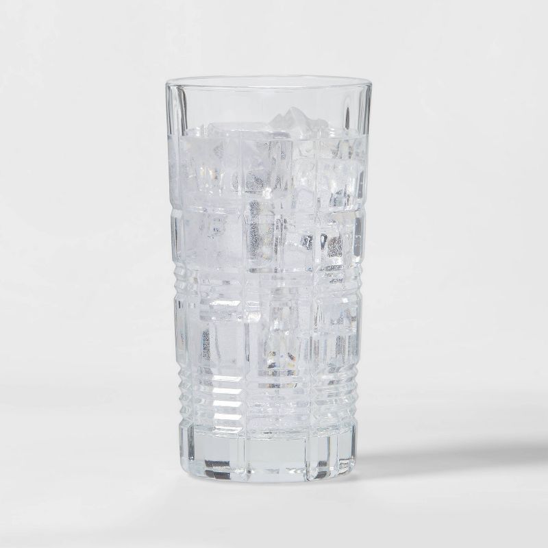 12pc Glass Assorted Beveled Tumblers - Threshold™