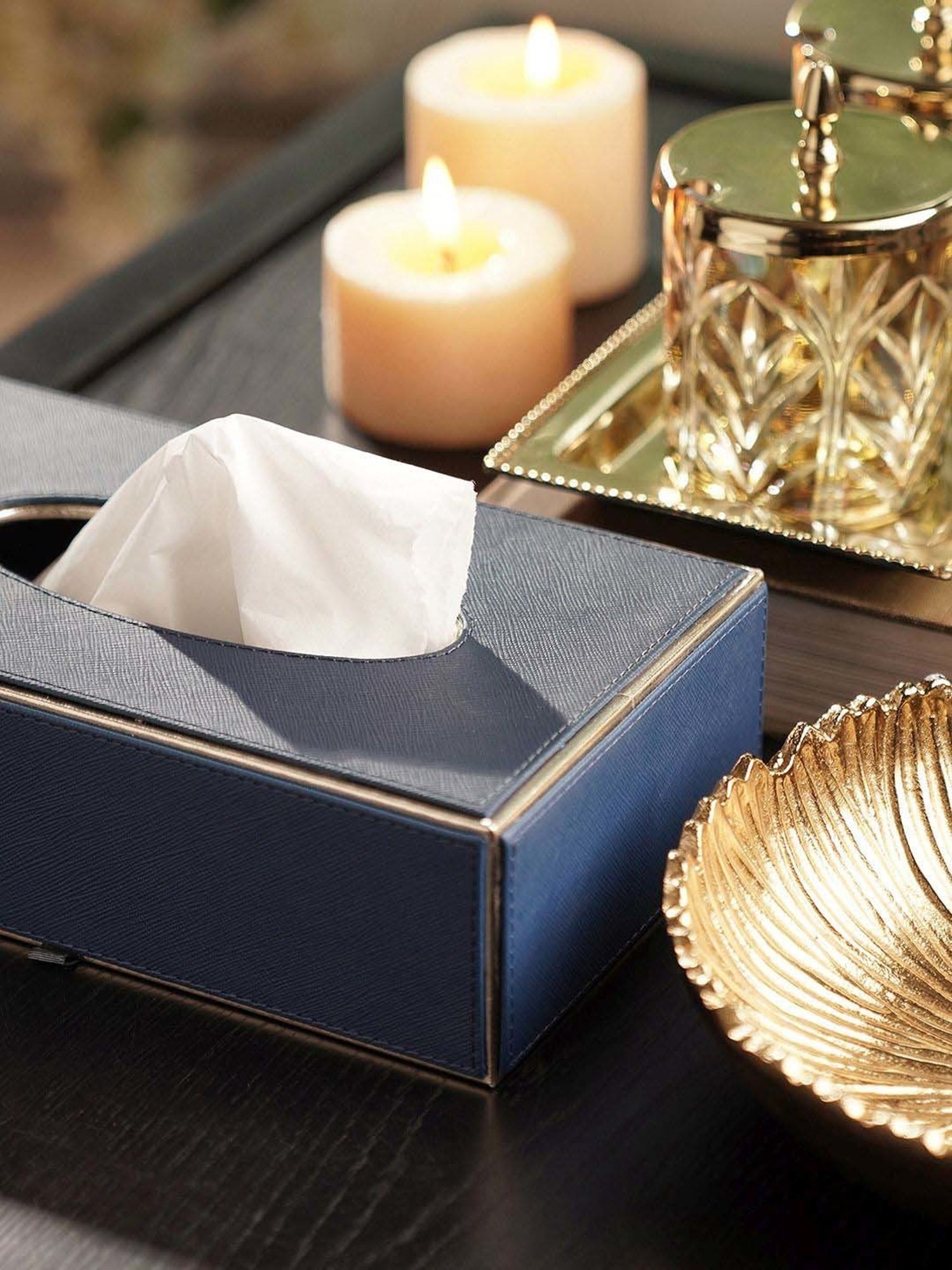 Ariana Yellow & White Cotton Kitchen Apron with Pocket