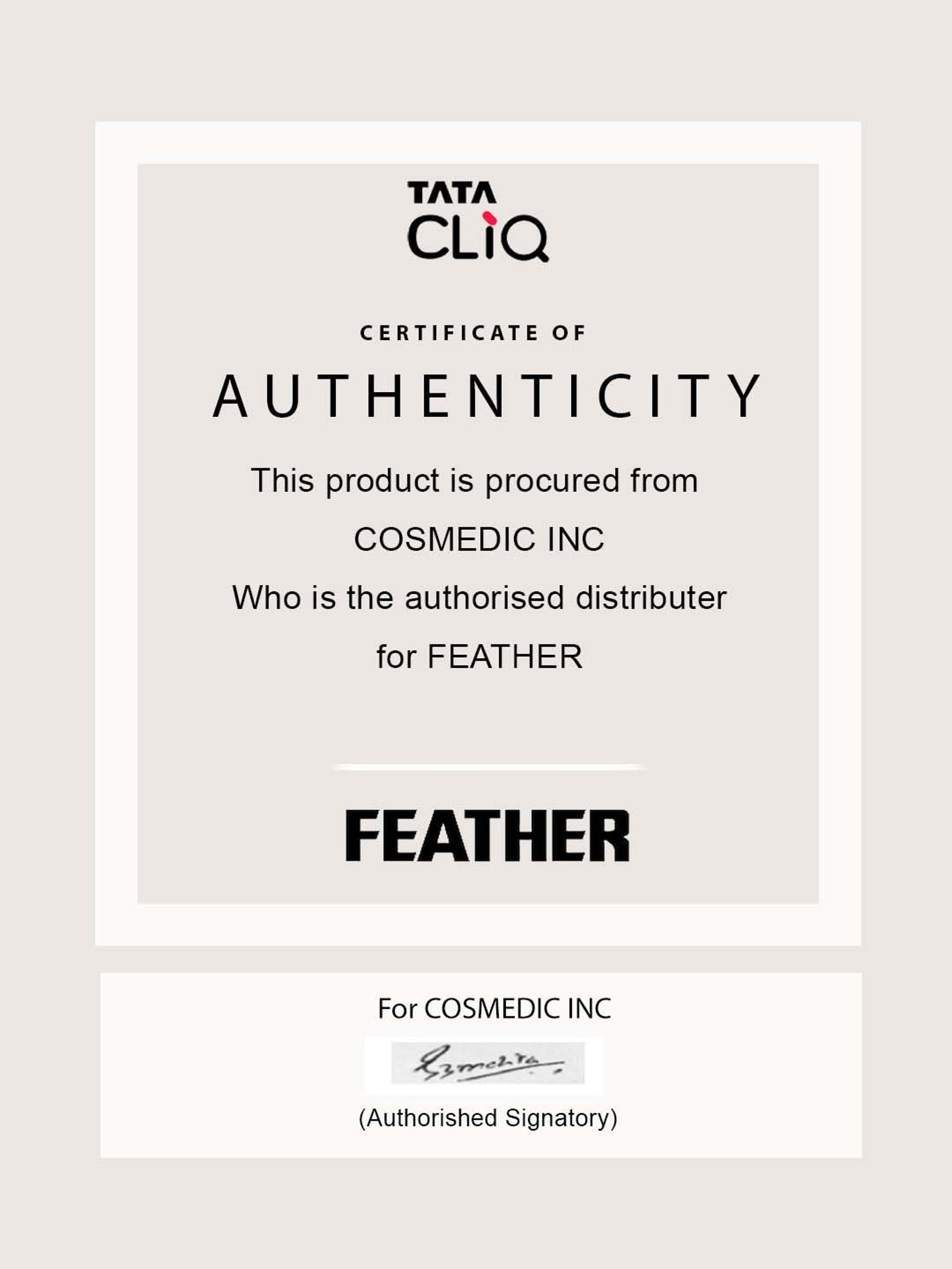 FEATHER Flamingo Eyebrow, Face, Nape Razor - 3 Piece - 150 gm