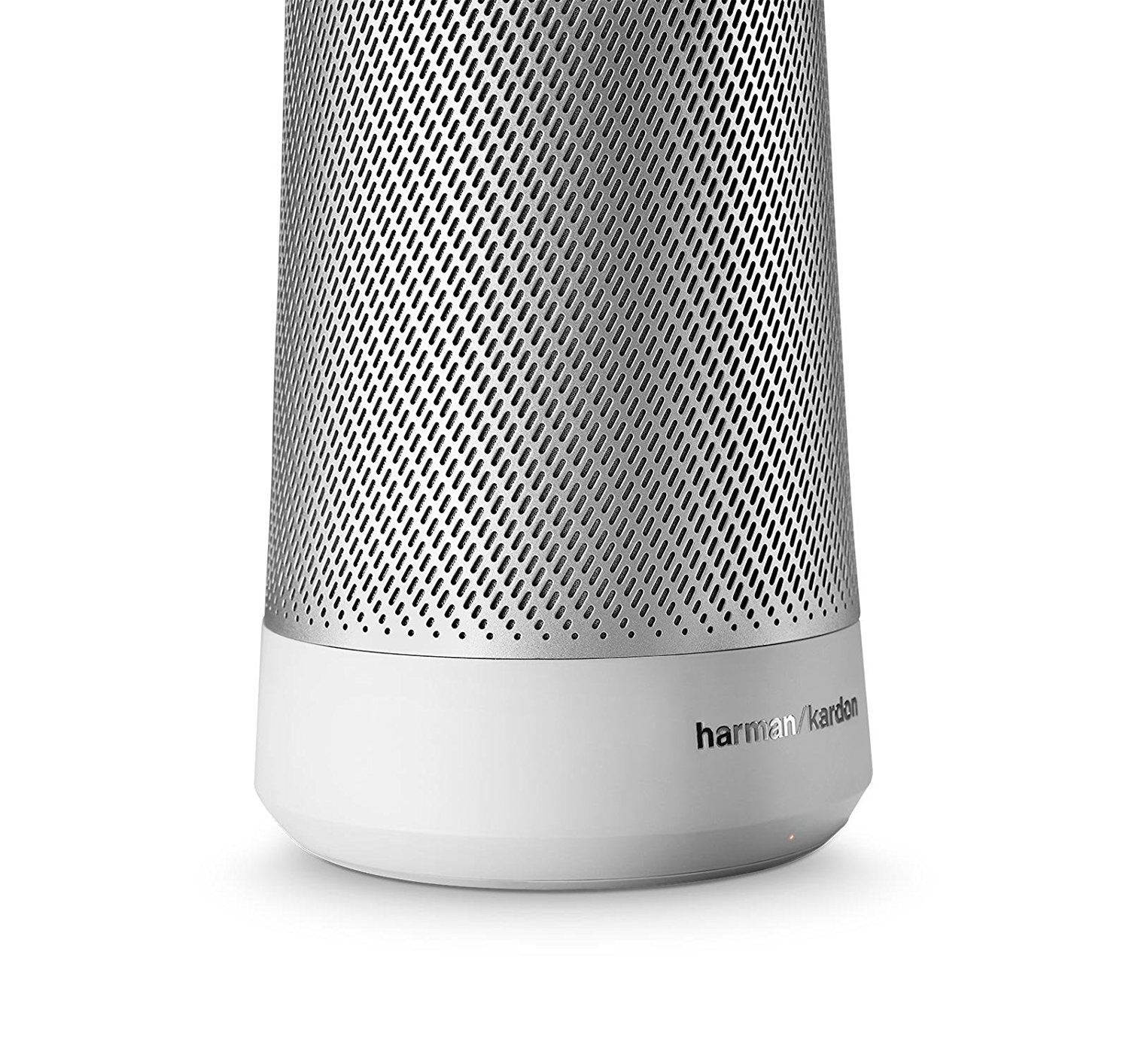 Harman Kardon INVOKE Voice-Activated Speaker with Cortana HKINVOKESILAM (Silver)