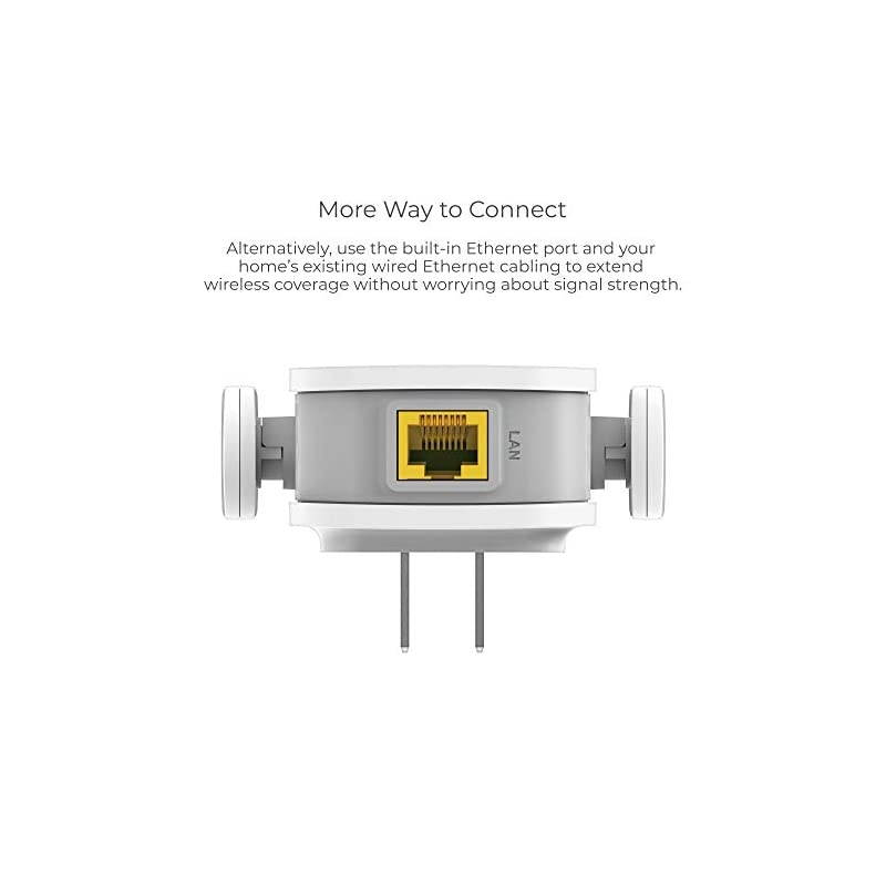 AC1200 DualBand WiFi Range ExtenderWireless RepeaterAccess Point for Best WiFi Coverage for Smart Home and Alexa Devices DAP1610US