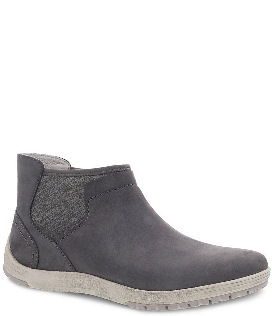 Dansko Lizette Waterproof Nubuck Leather High Top Slip-On Sneakers