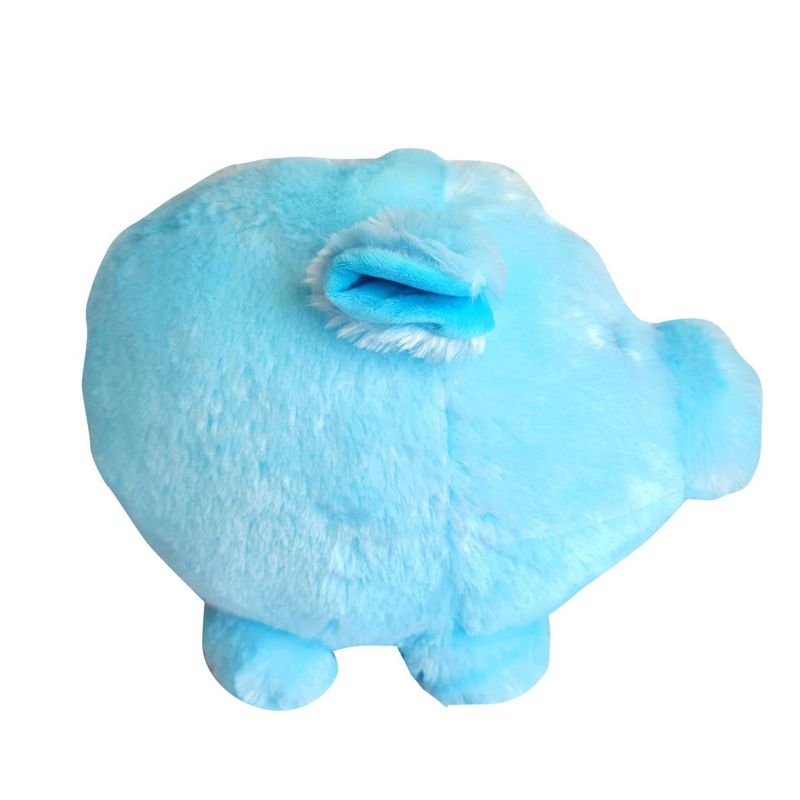 Jumbo Plush Pig Blue Bank