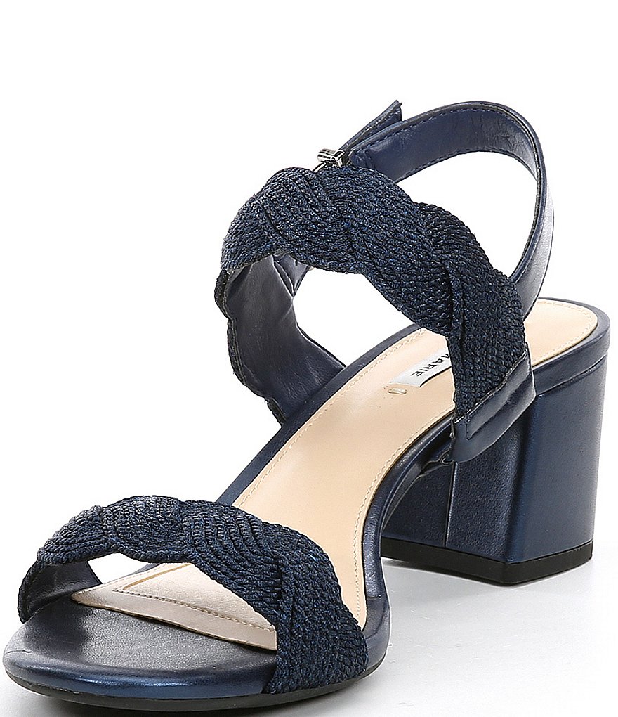 Alex Marie Devah Braided Rope Block Heel Sandals