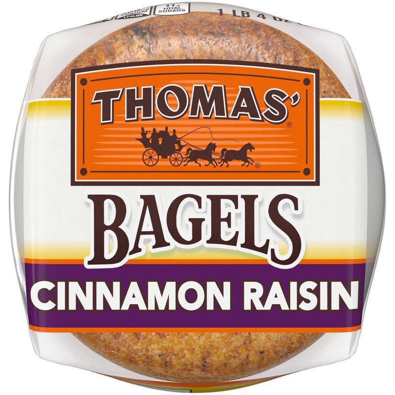 Thomas' Plain Bagels - 20oz/6ct