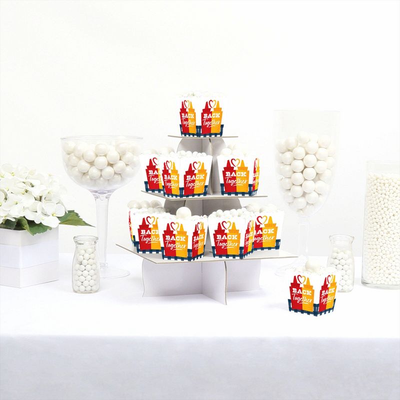 Big Dot of Happiness Missed You BBQ - Party Mini Favor Boxes - Backyard Summer Picnic Party Treat Candy Boxes - Set of 12