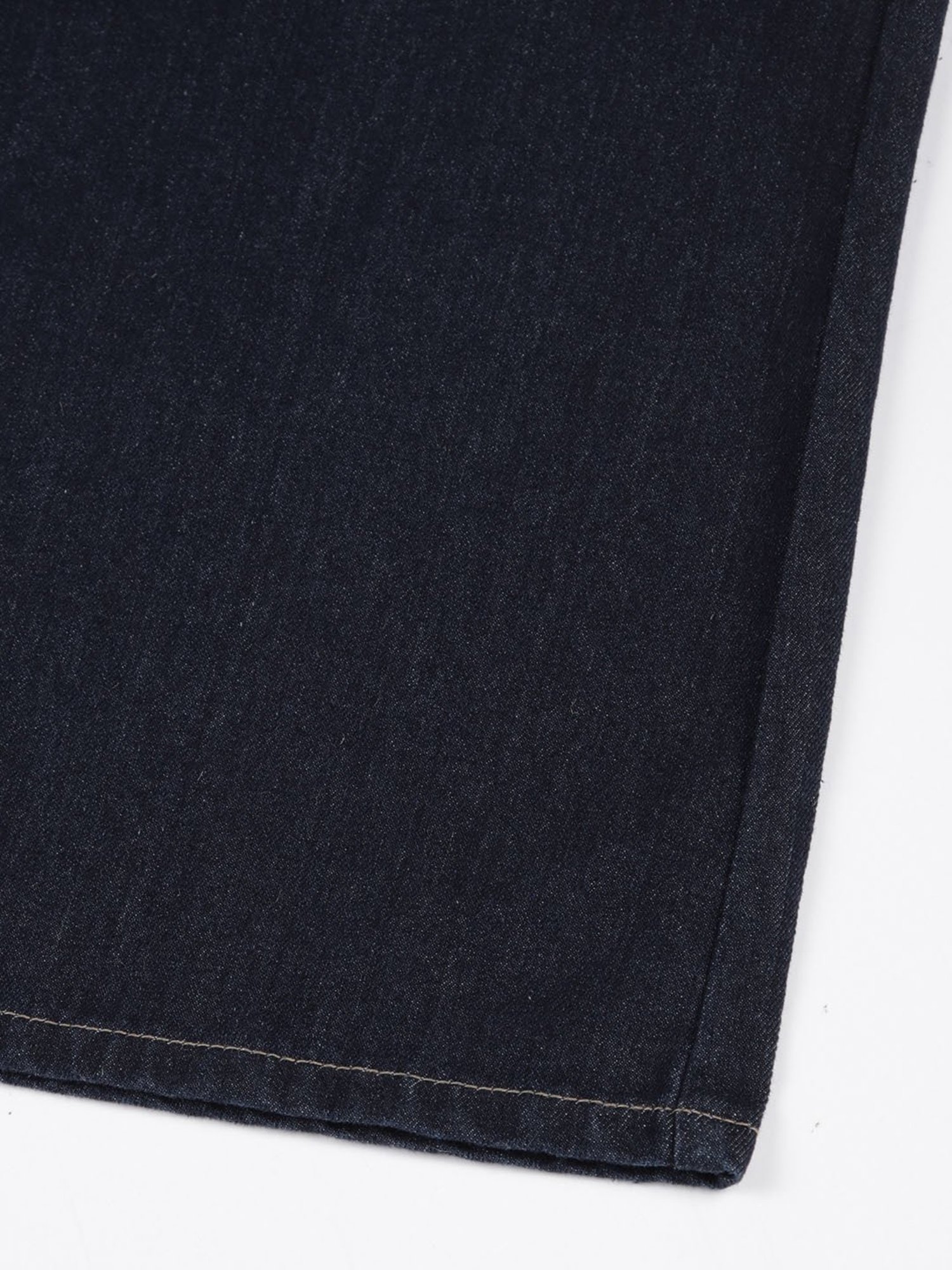 Thomas Scott Dark Blue Cotton Loose fit Solid Jeans