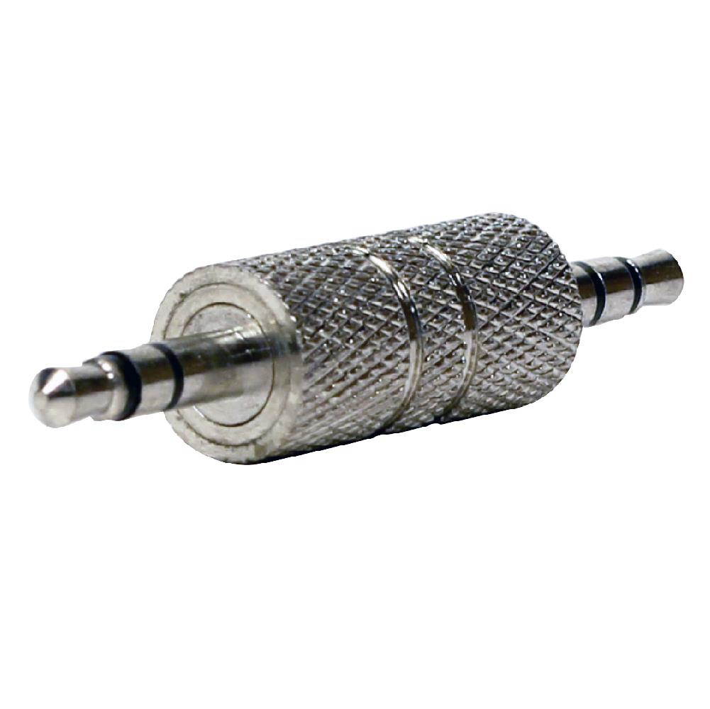 Seismic Audio - SAPT315 - 1/8 Inch (3.5mm) Male to Male Stereo Adapter - PA DJ Audio Gender Changer