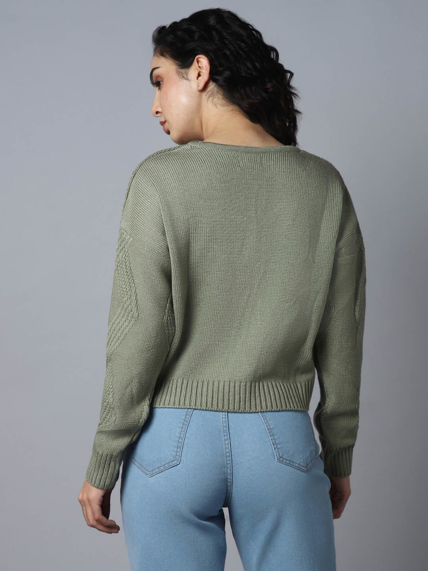 High Star Green Sweater