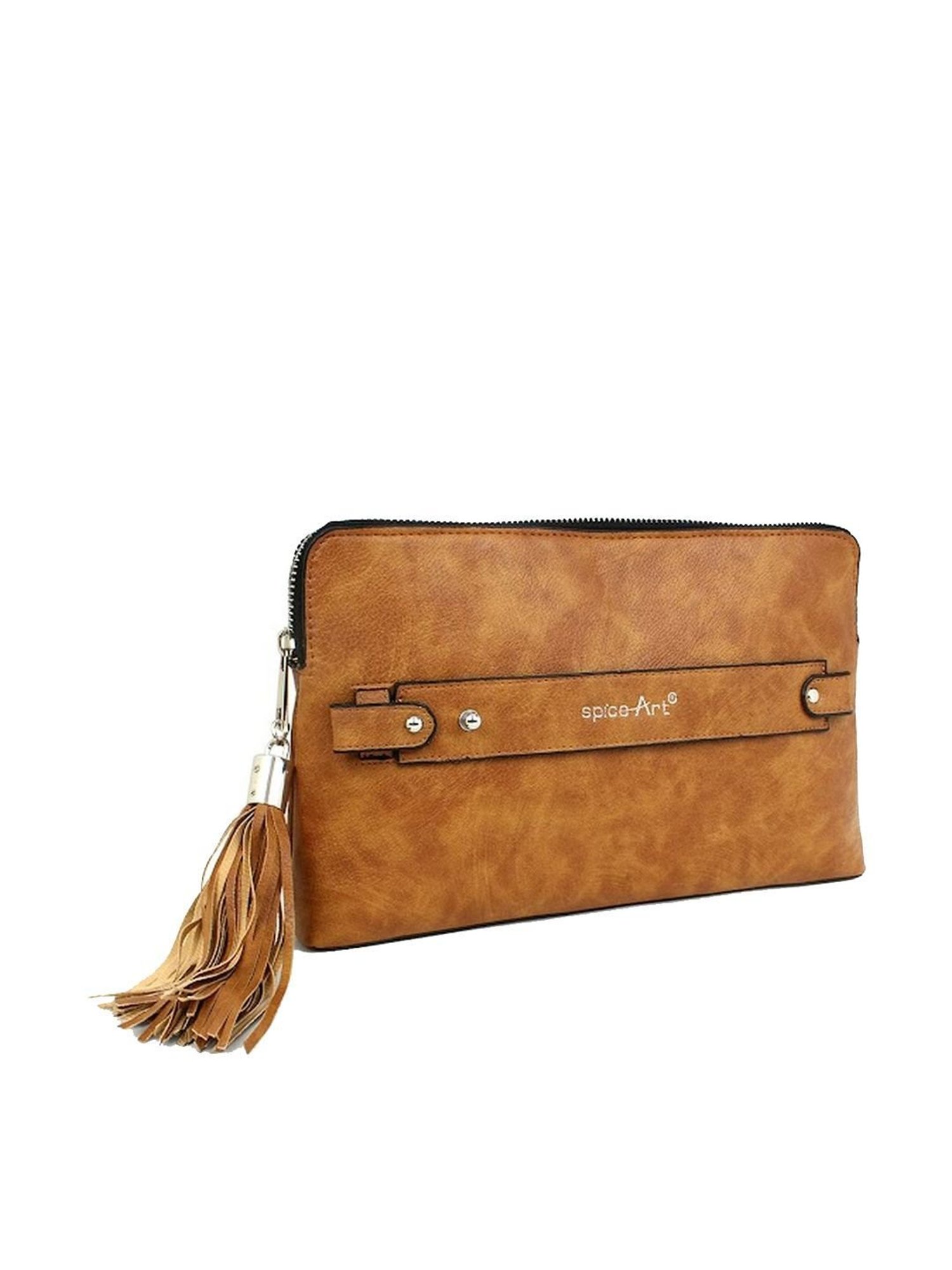 Spice Art Tan Solid Pouch
