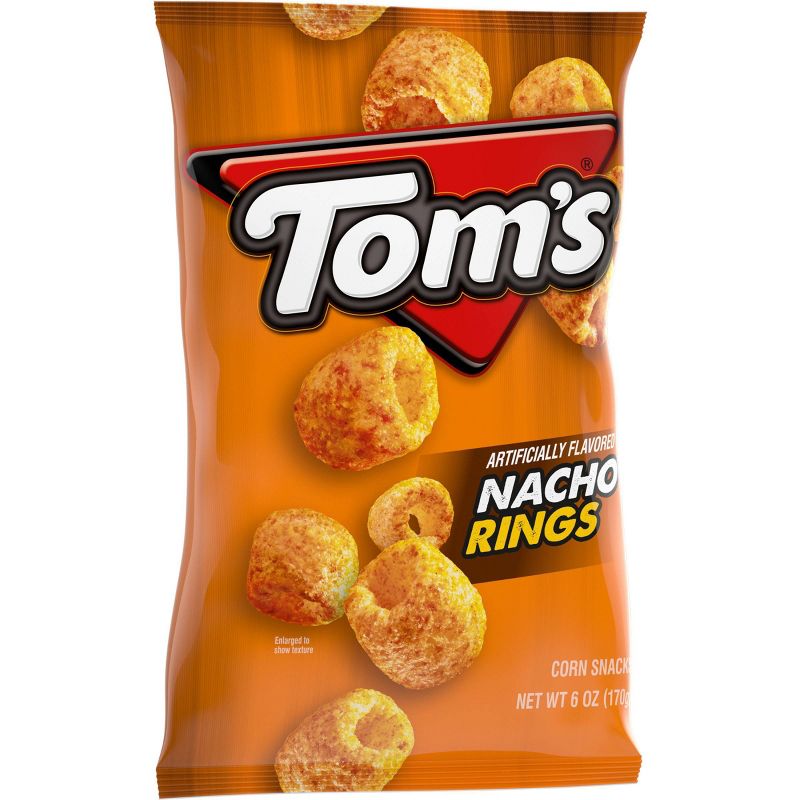 Tom'sCheese & Corn Flavored Nacho Rings - 6oz