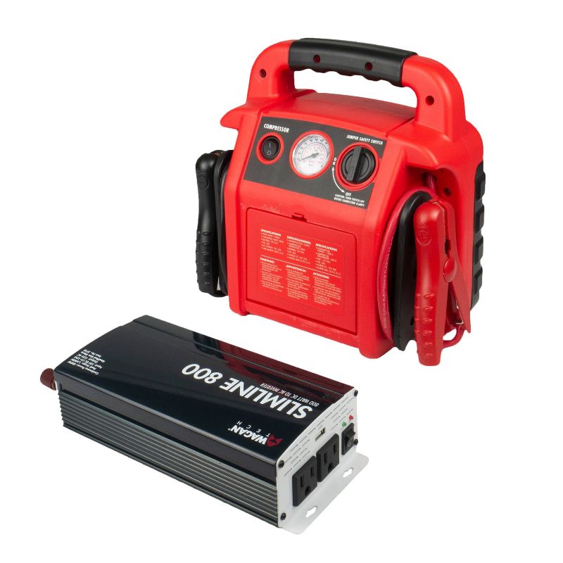 Wagan 800W Slimline Power Inverter with Jumpboost V8 Air
