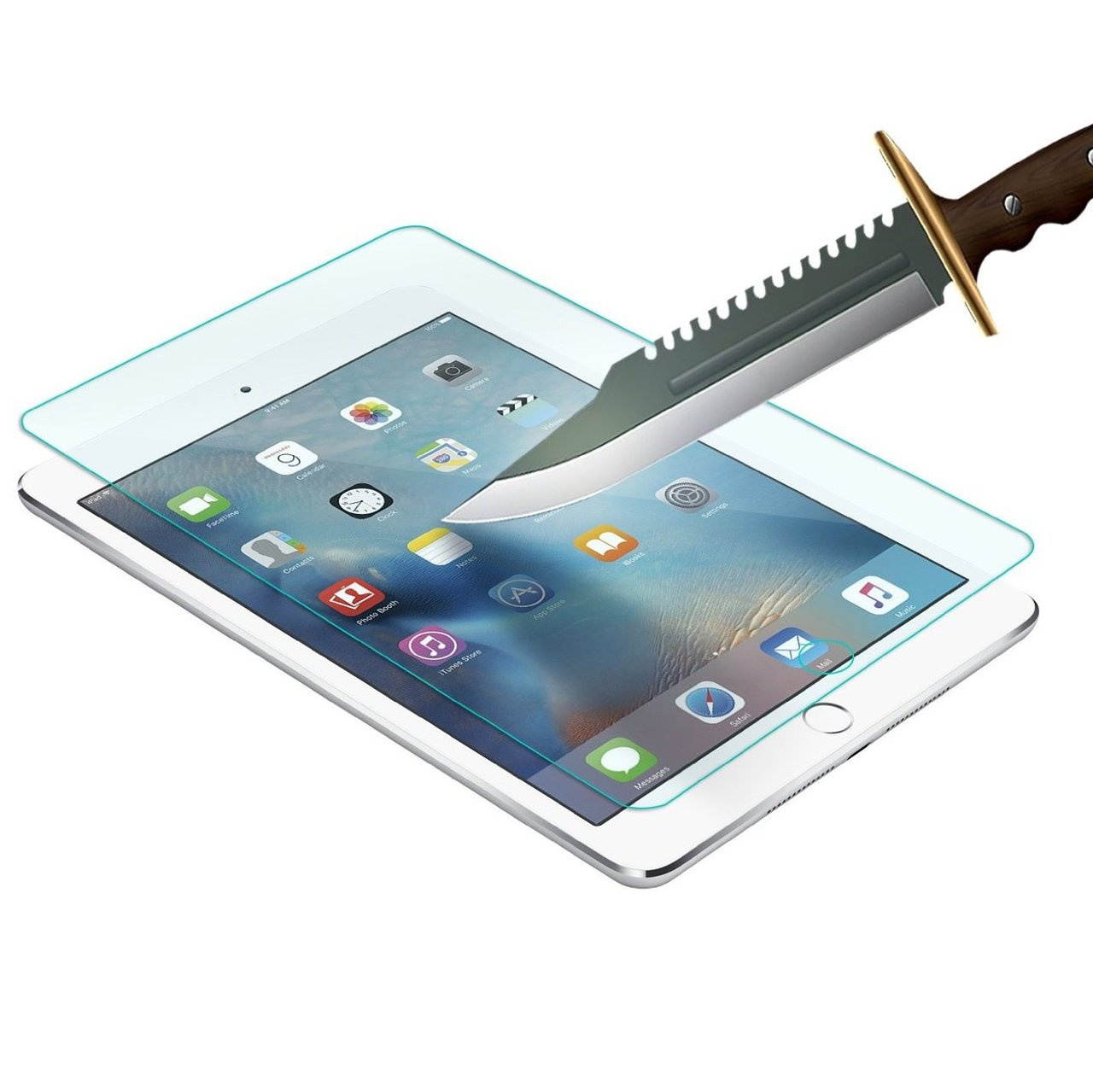 Premium Round Edge Tempered Glass Screen Protector for iPad Mini 5th Generation / iPad Mini 4
