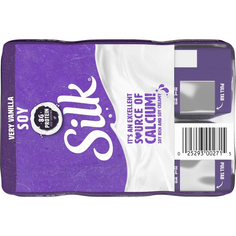 Silk Vanilla Soy Milk - 8oz/6pk
