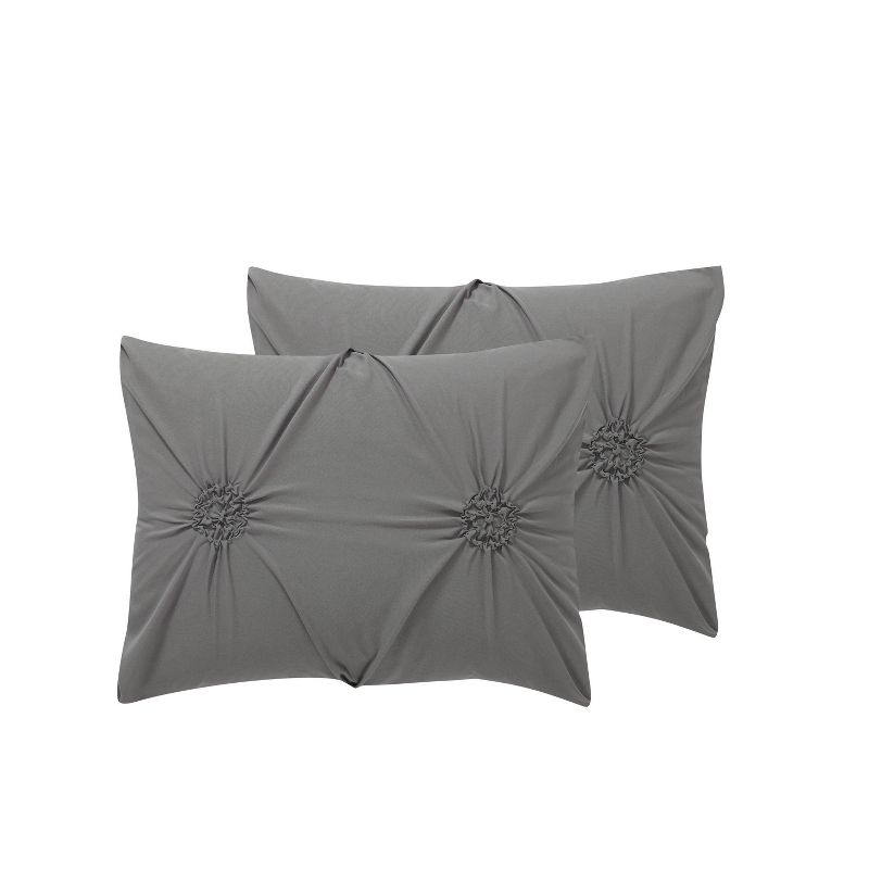 Queen London Quilt Set Gray - VCNY Home