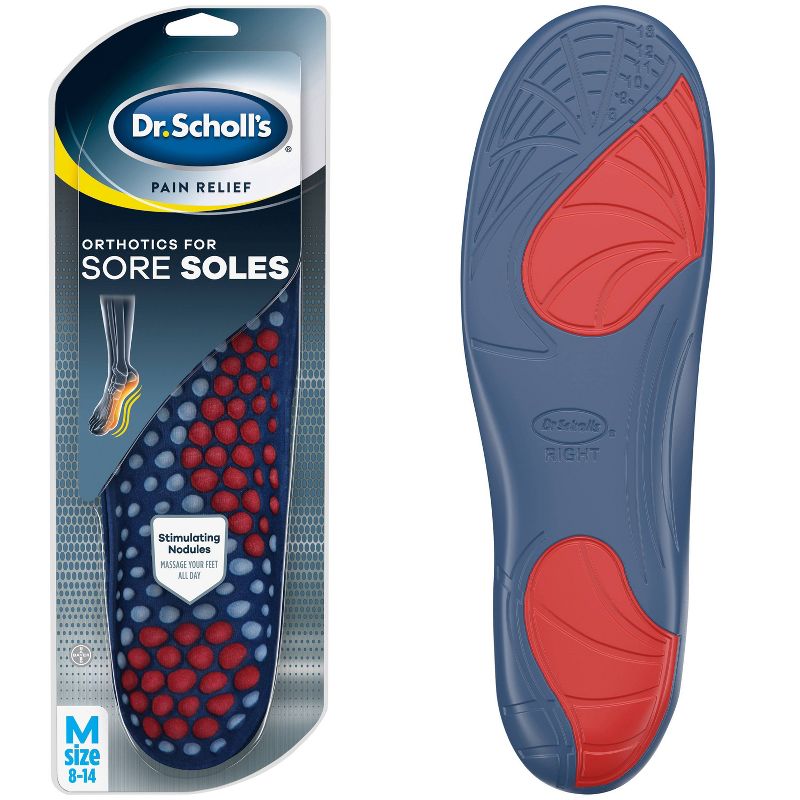 Dr. Scholl's Comfort & Energy Massaging Gel Advanced Insoles for Men - Size (8-14)